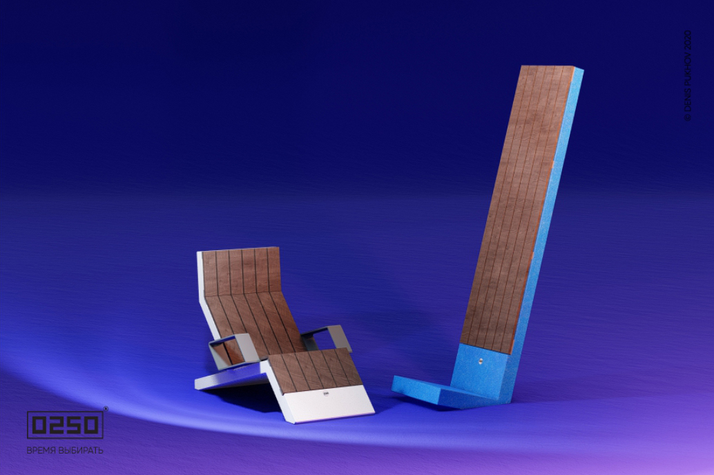 Шезлонги бетонные