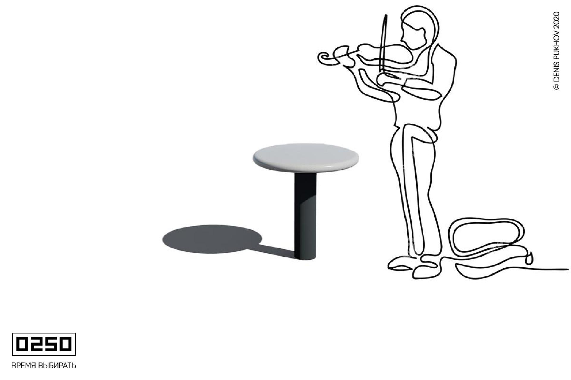 Круглый уличный стол Рондо 2ГСД, 2ГСД