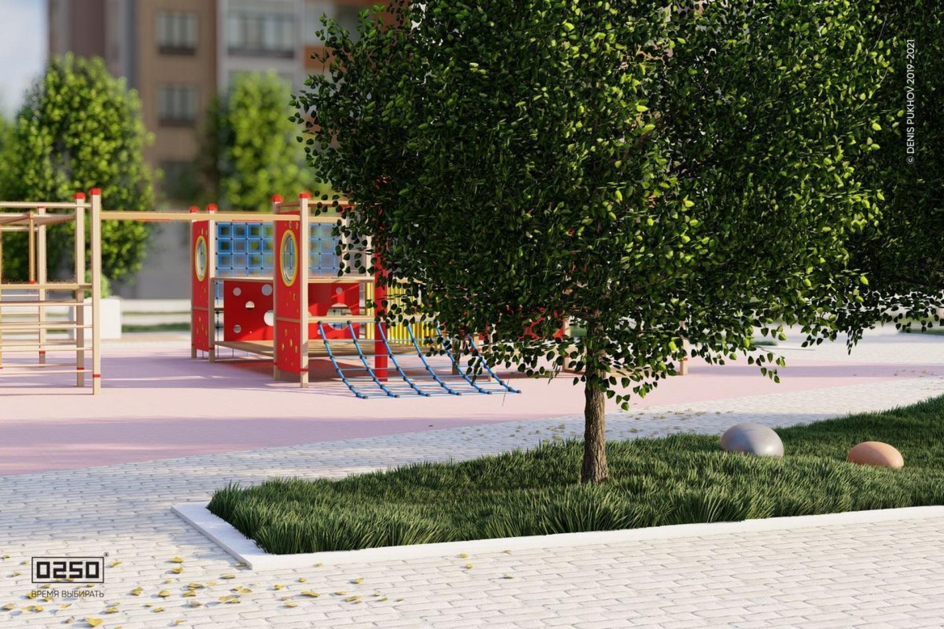 Модульный сквер квартал 