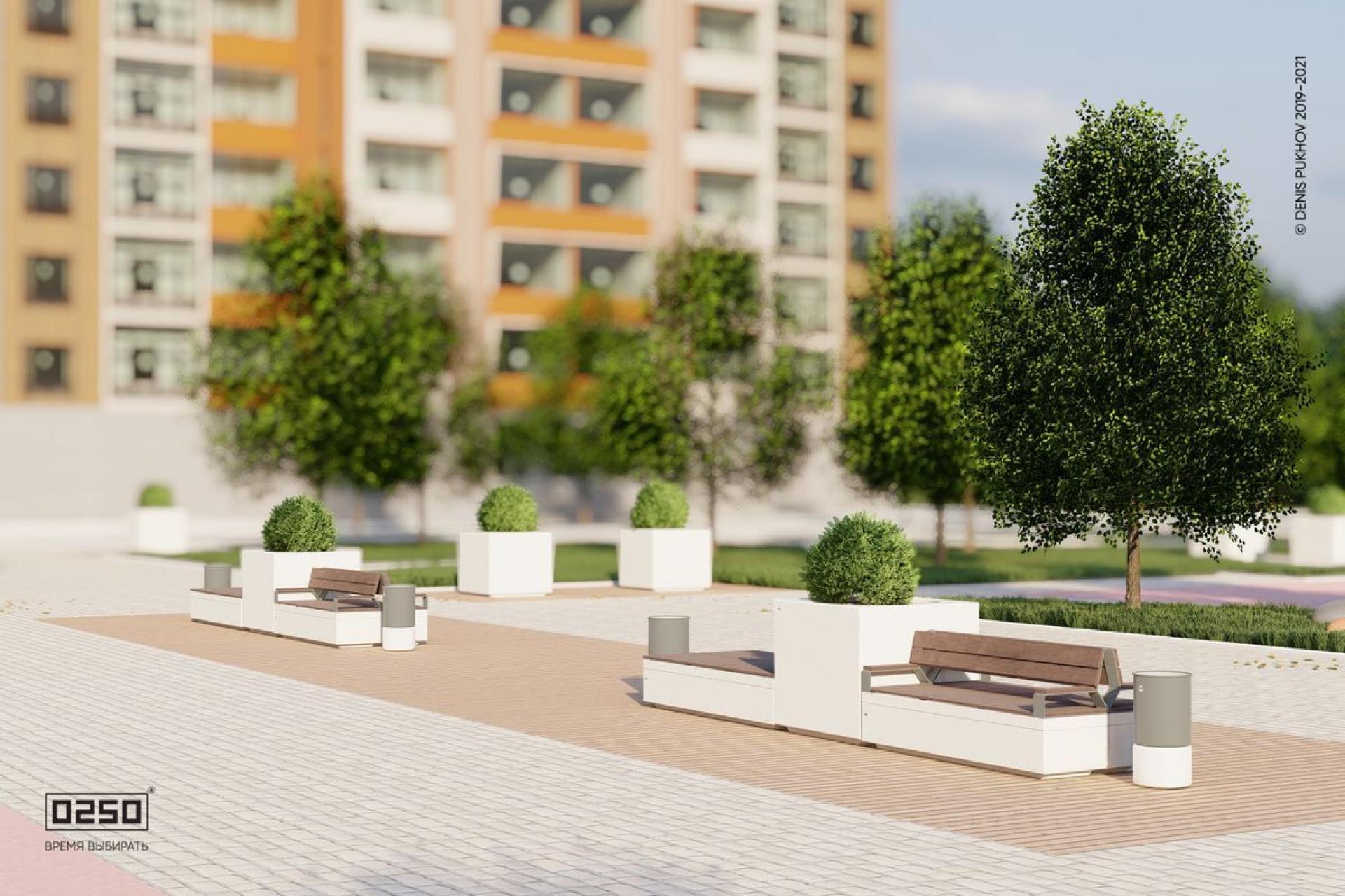 Модульный сквер Квартал, Модульный сквер квартал 