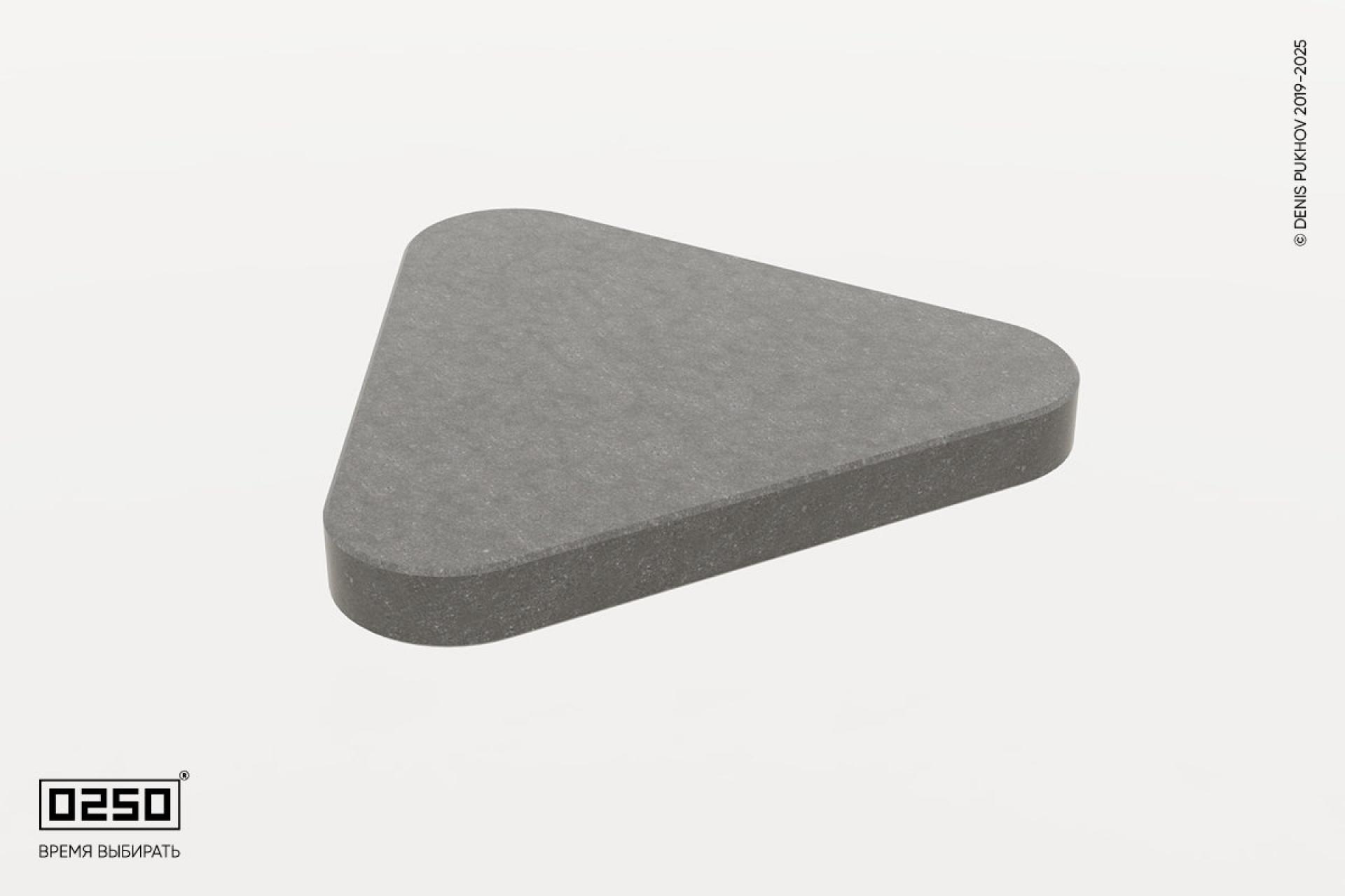 Крупноформатные бетонные треугольные пошаговые плиты для дорожек, ППЛБ.ТР