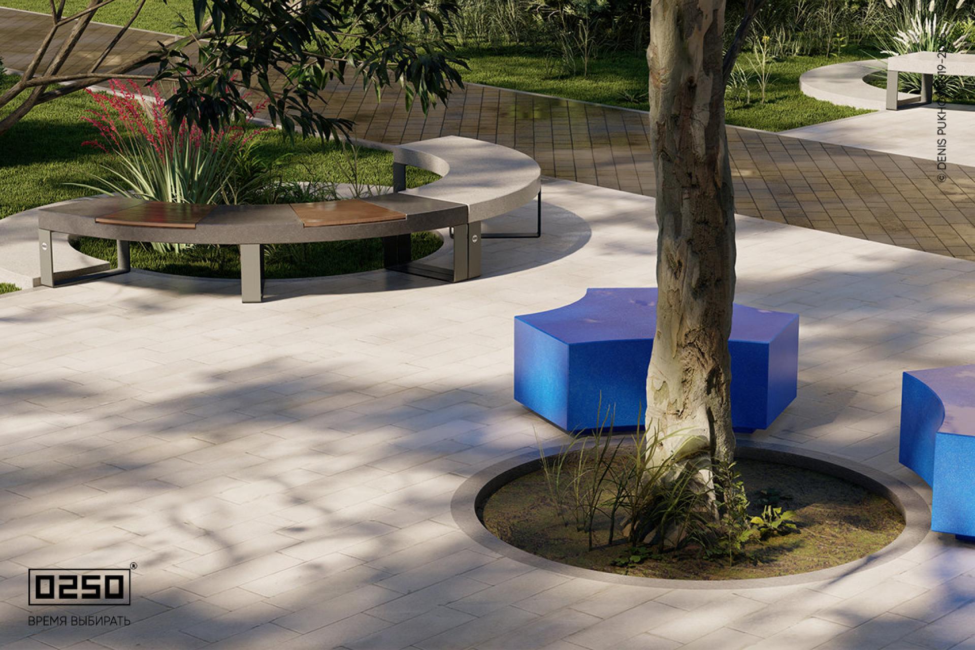 Модульный сквер оазис 