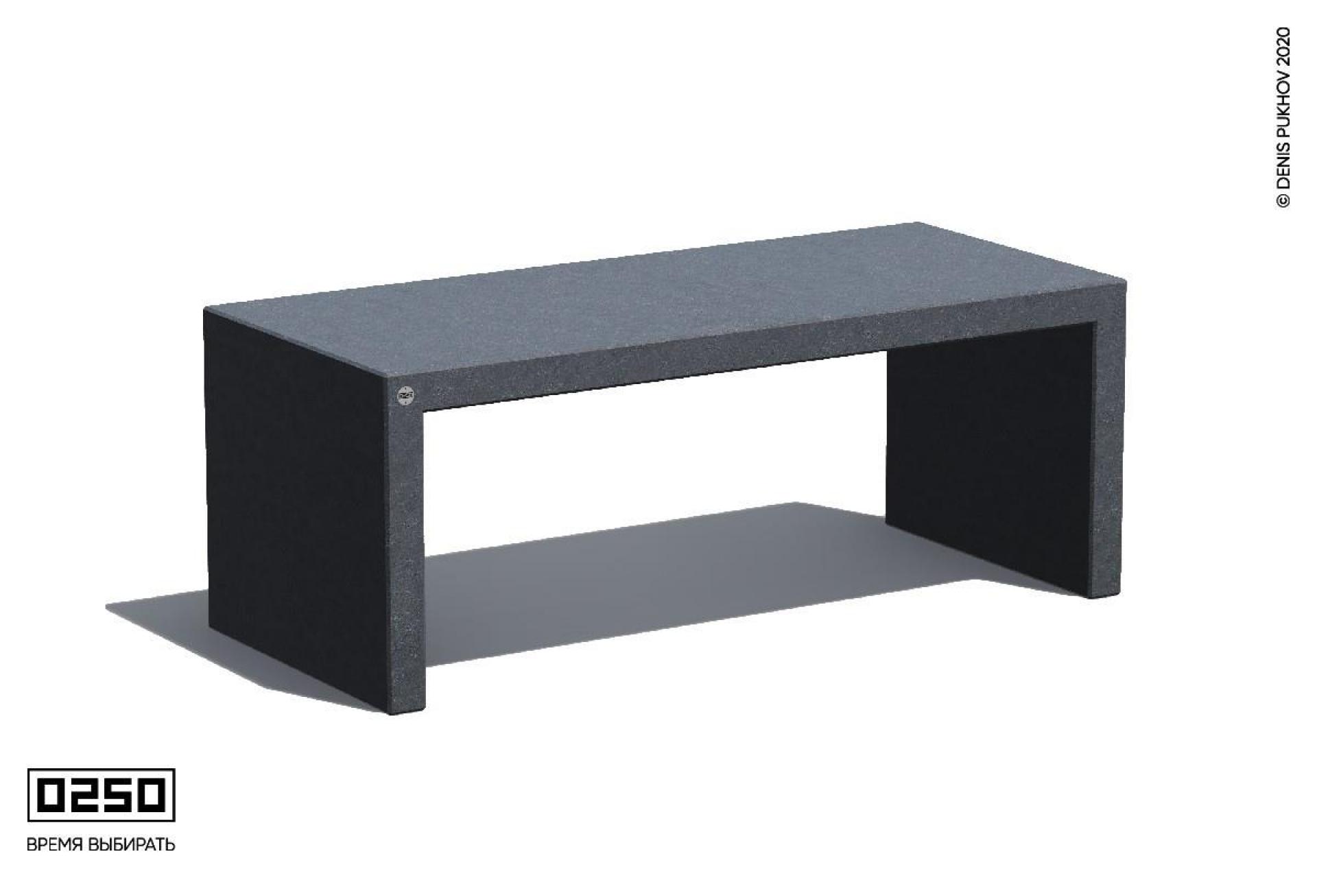 Парковый бетонный стол Лунный кратер СТО-П.ЛК