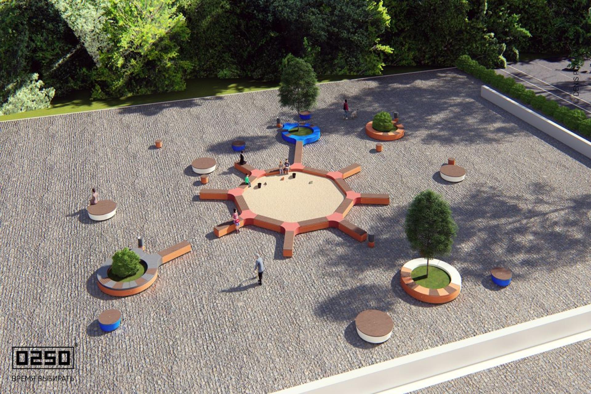 Модульный сквер Солнечная система