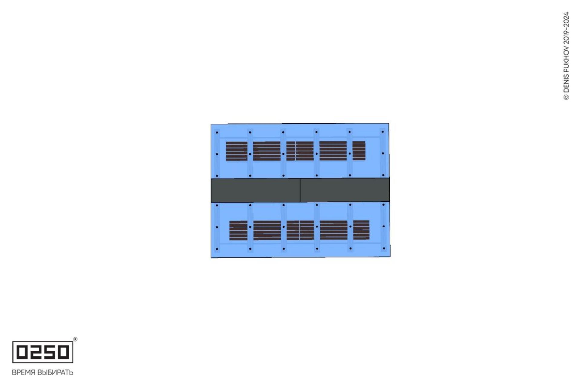 Уличная 2 Скамейки двухпролетные на блоке  под навесом Портал со столом производство 0250