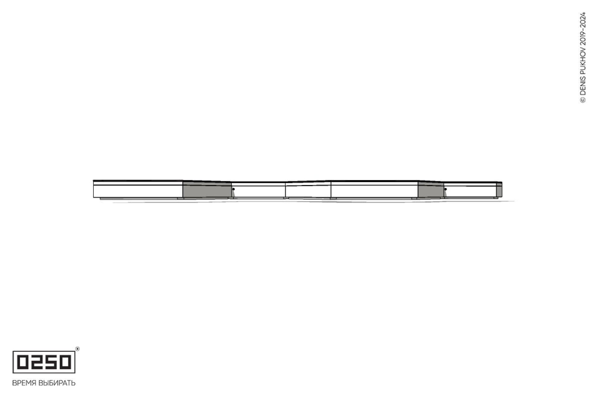 Уличная N-образная трапецеидальная длинная скамейка на блоке производство 0250