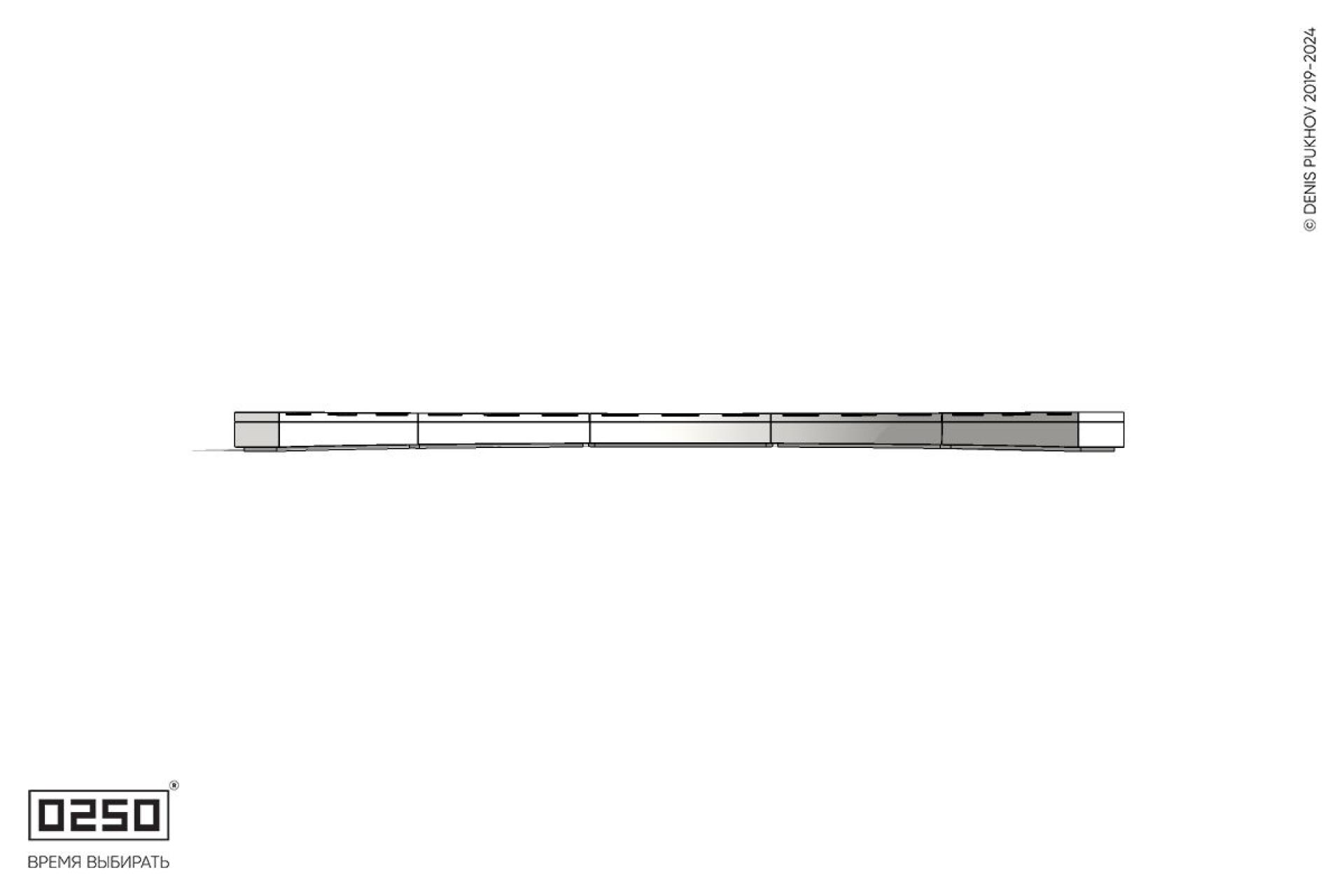 Уличная Скамейка дуговая пятипролетная большого радиуса на блоке производство 0250 Уличная Скамейка дуговая пятипролетная большого радиуса на блоке производство 0250