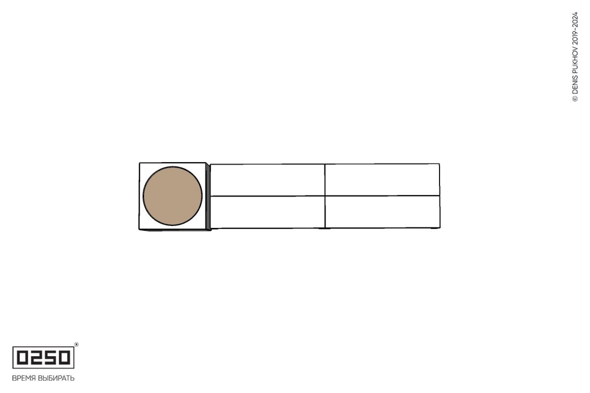 Уличная Бетонная двухпролетная двухсторонняя скамейка на ножках с вазоном Кубэ 1100 производство 0250