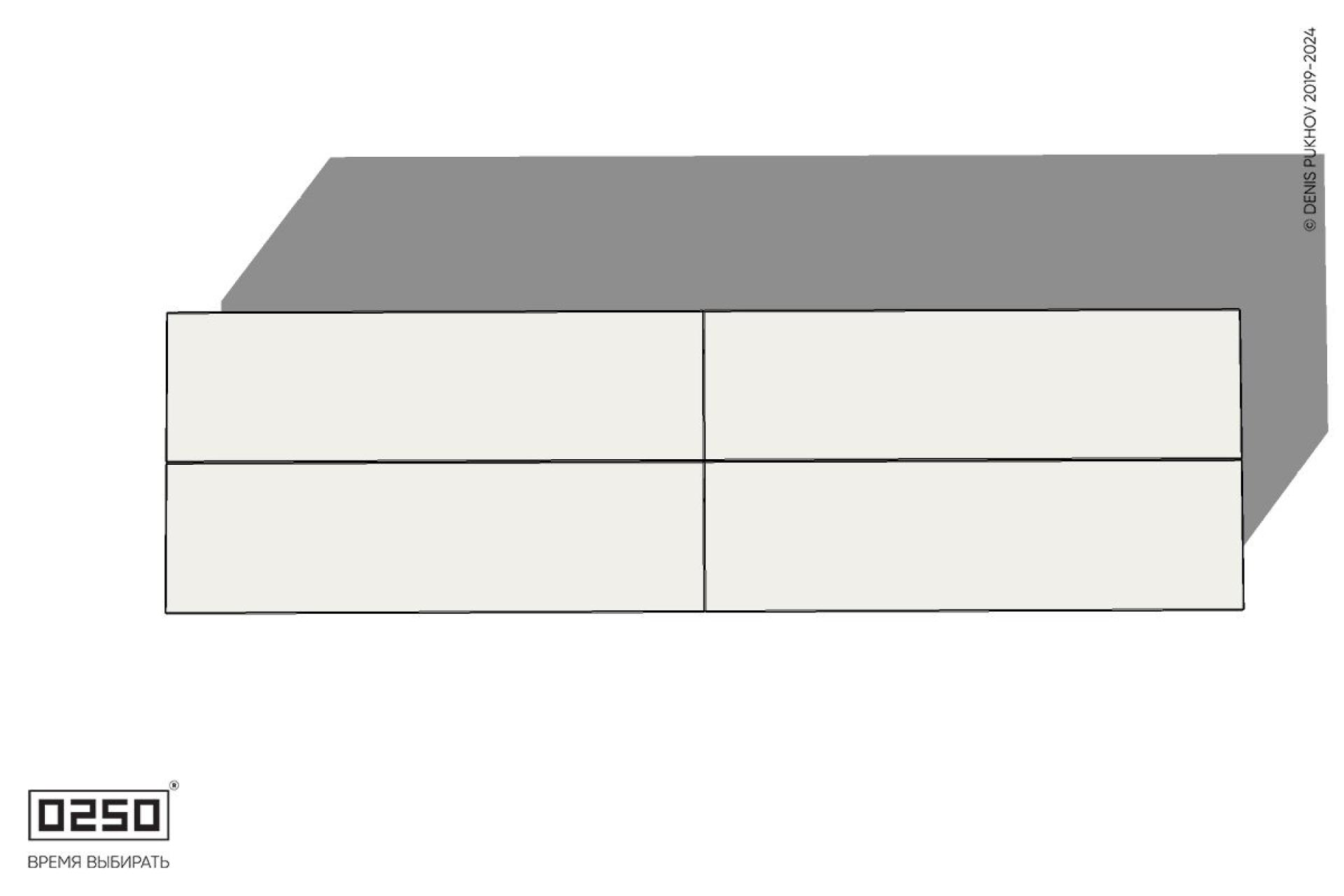 Бетонная двухпролетная двухсторонняя скамейка на блоке  Уличная Бетонная двухпролетная двухсторонняя скамейка на блоке производство 0250, module