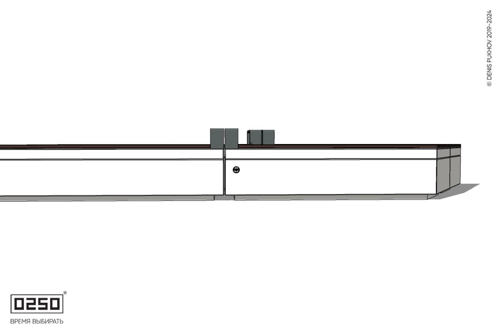 Уличная Скамейка параллелограммная правая двухсторонняя двухпролетная укороченная с подлокотниками на блоке производство 0250 Уличная Скамейка параллелограммная правая двухсторонняя двухпролетная укороченная с подлокотниками на блоке производство 0250