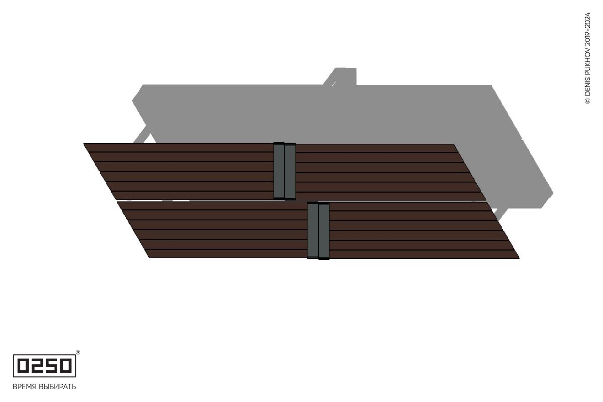 Уличная Скамейка параллелограммная левая двухсторонняя двухпролетная укороченная с подлокотниками на ножках производство 0250, module