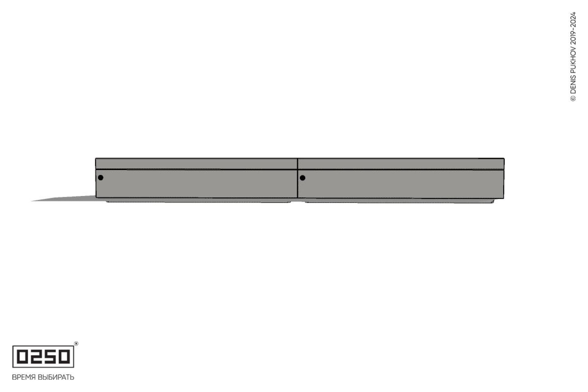 Уличная Бетонная двухпролетная скамейка на блоке производство 0250