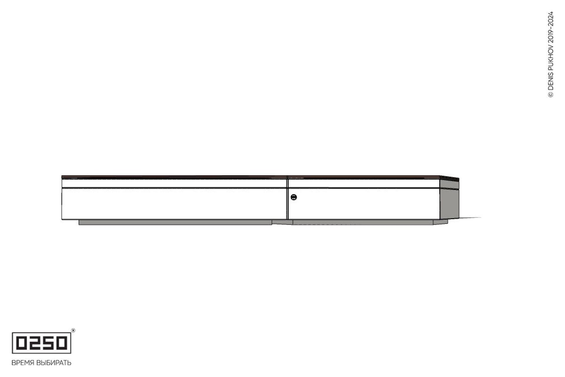 Уличная Скамейка параллелограммная правая двухпролетная укороченная на блоке производство 0250, module