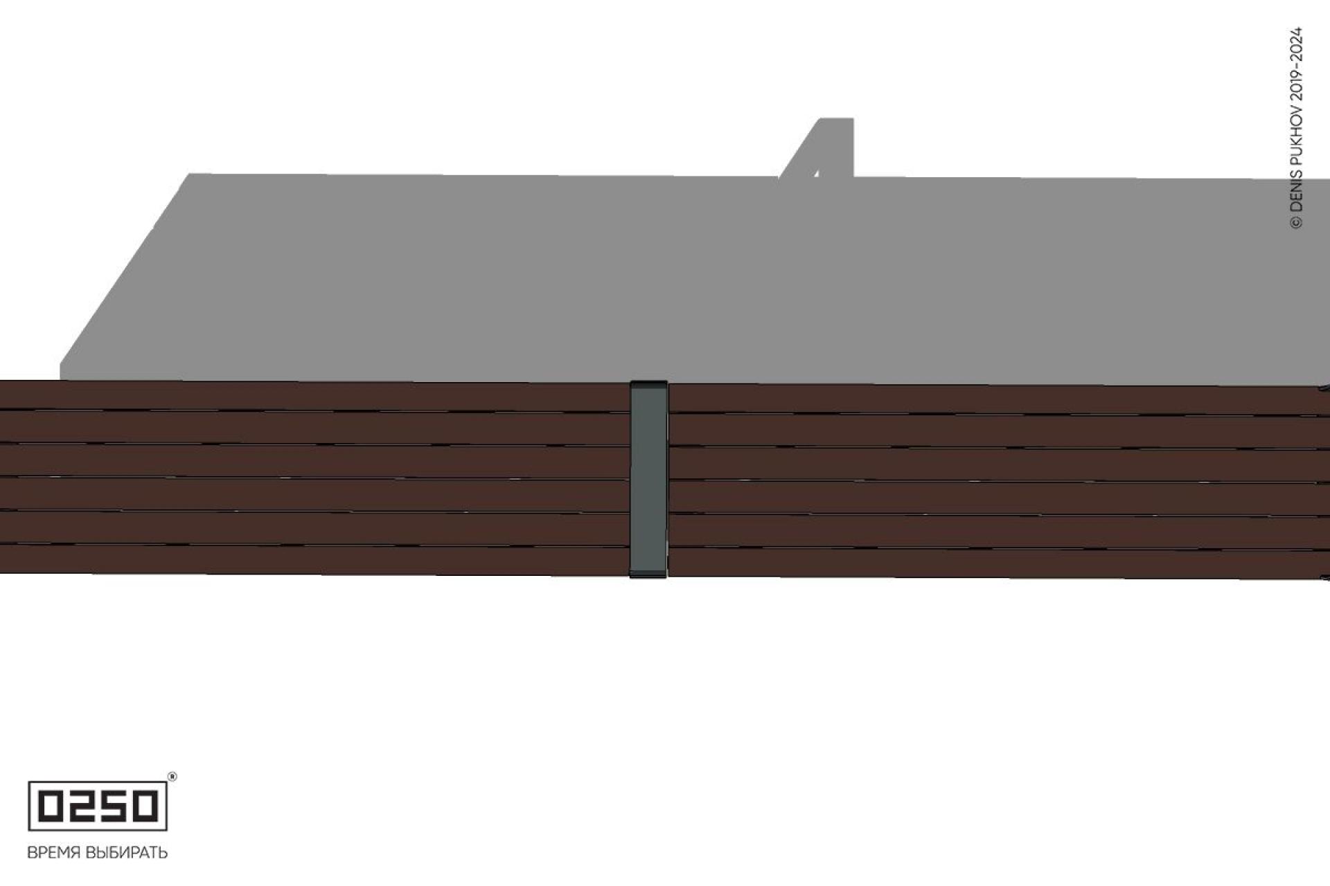 Уличная Скамейка двухпролетная с редкими подлокотниками на блоке производство 0250