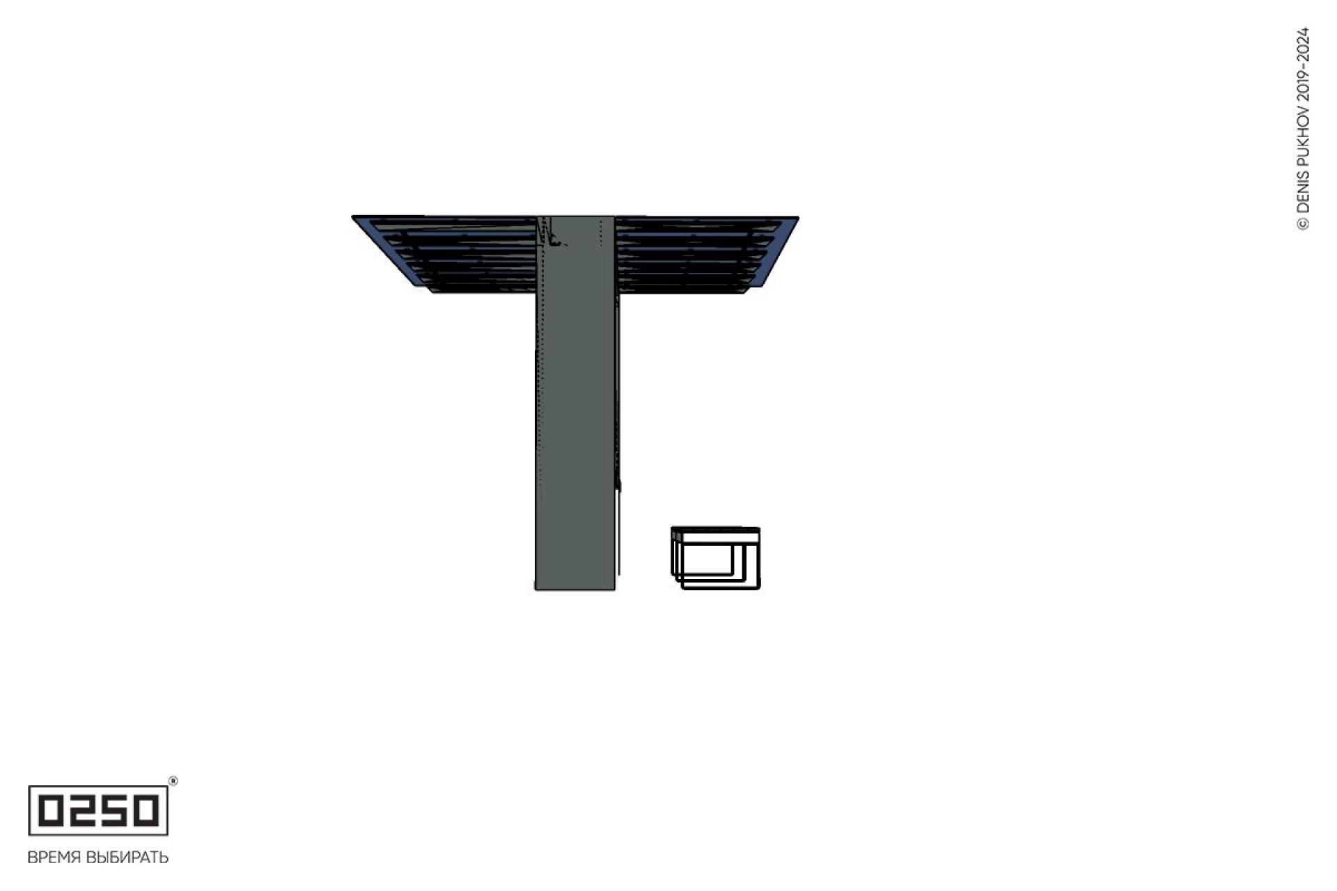 Уличная Скамейка двухпролетная на ножках с навесом Портал со столом производство 0250 Уличная Скамейка двухпролетная на ножках с навесом Портал со столом производство 0250