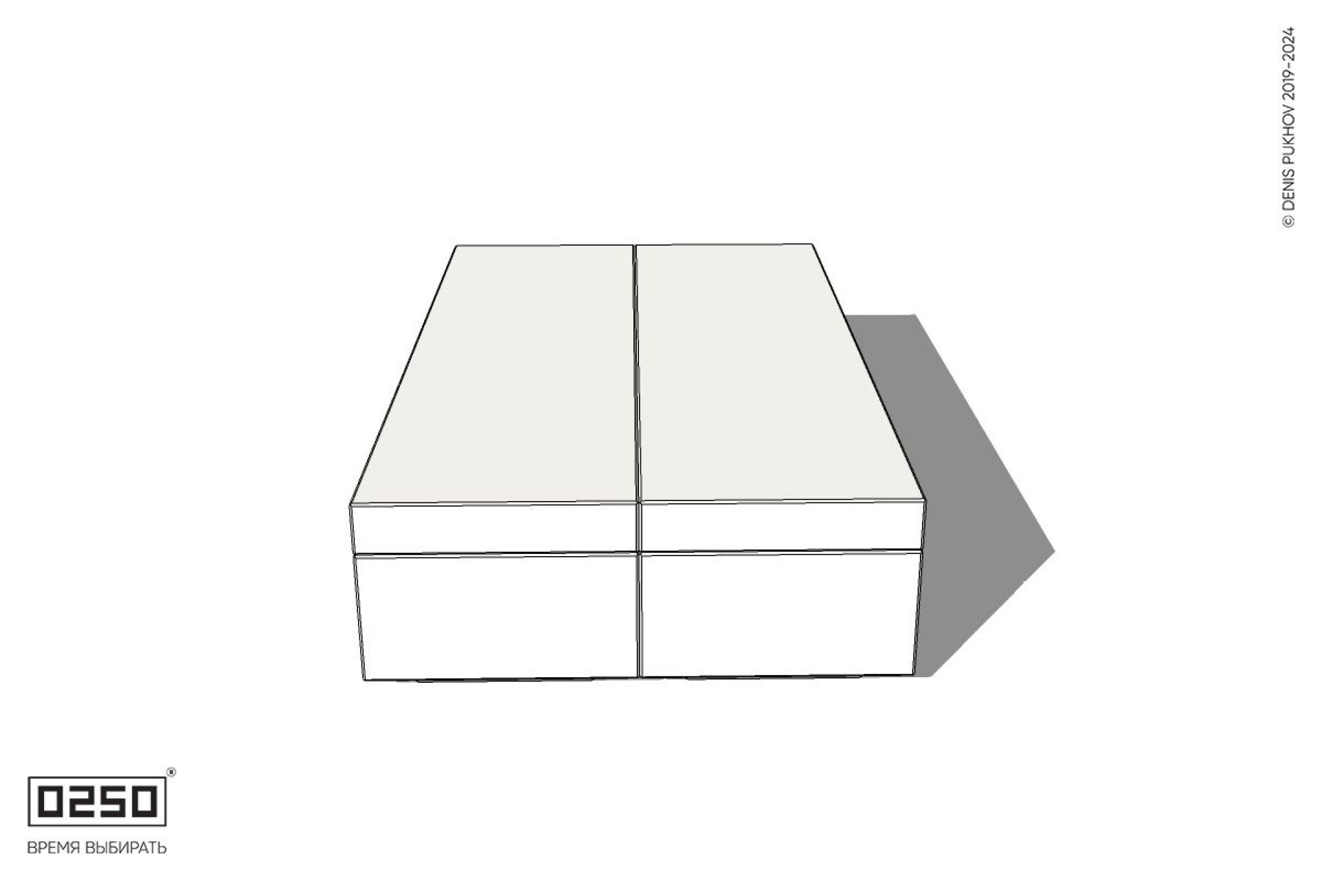 Уличная Бетонная двухсторонняя скамейка на блоке производство 0250