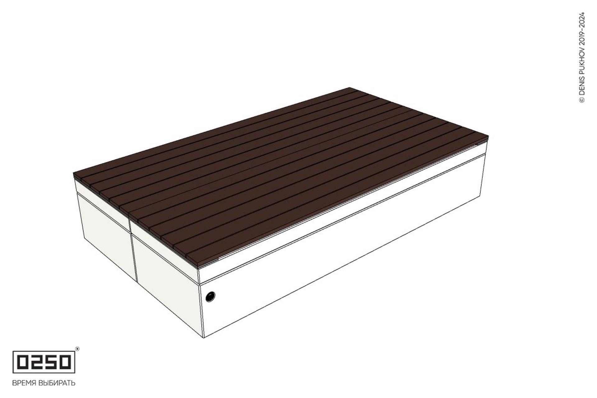 Уличная Двухсторонняя скамейка на блоке производство 0250 Уличная Двухсторонняя скамейка на блоке производство 0250