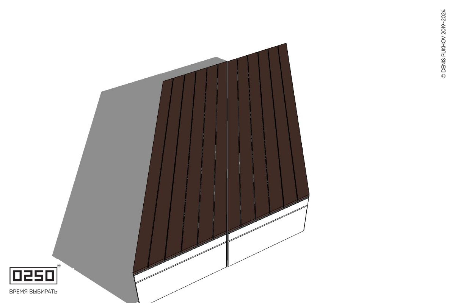 Уличная Скамейка параллелограммная левая двухсторонняя на блоке производство 0250