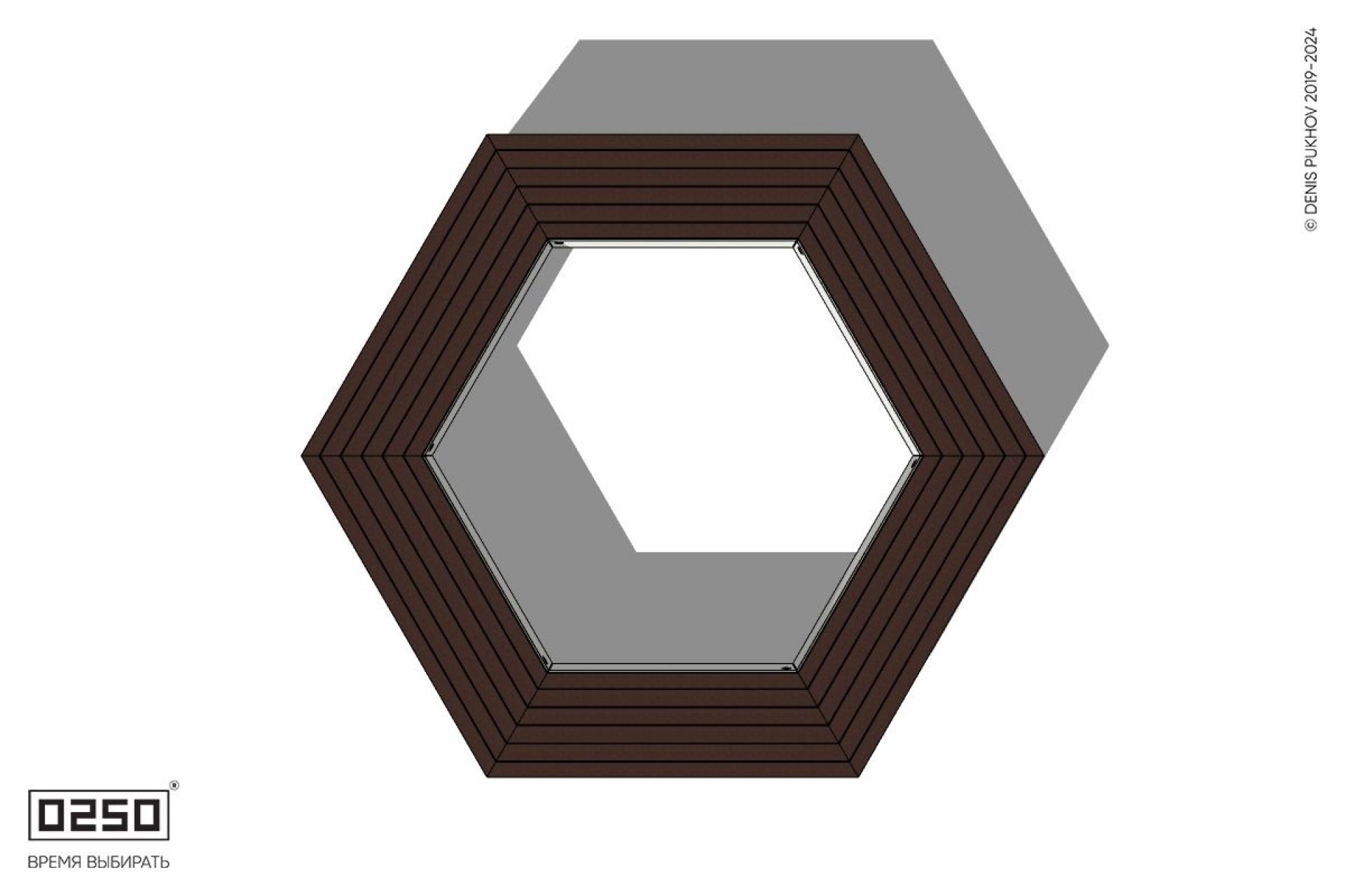 Шестиугольная скамейка на блоке Уличная Шестиугольная скамейка на блоке производство 0250, module