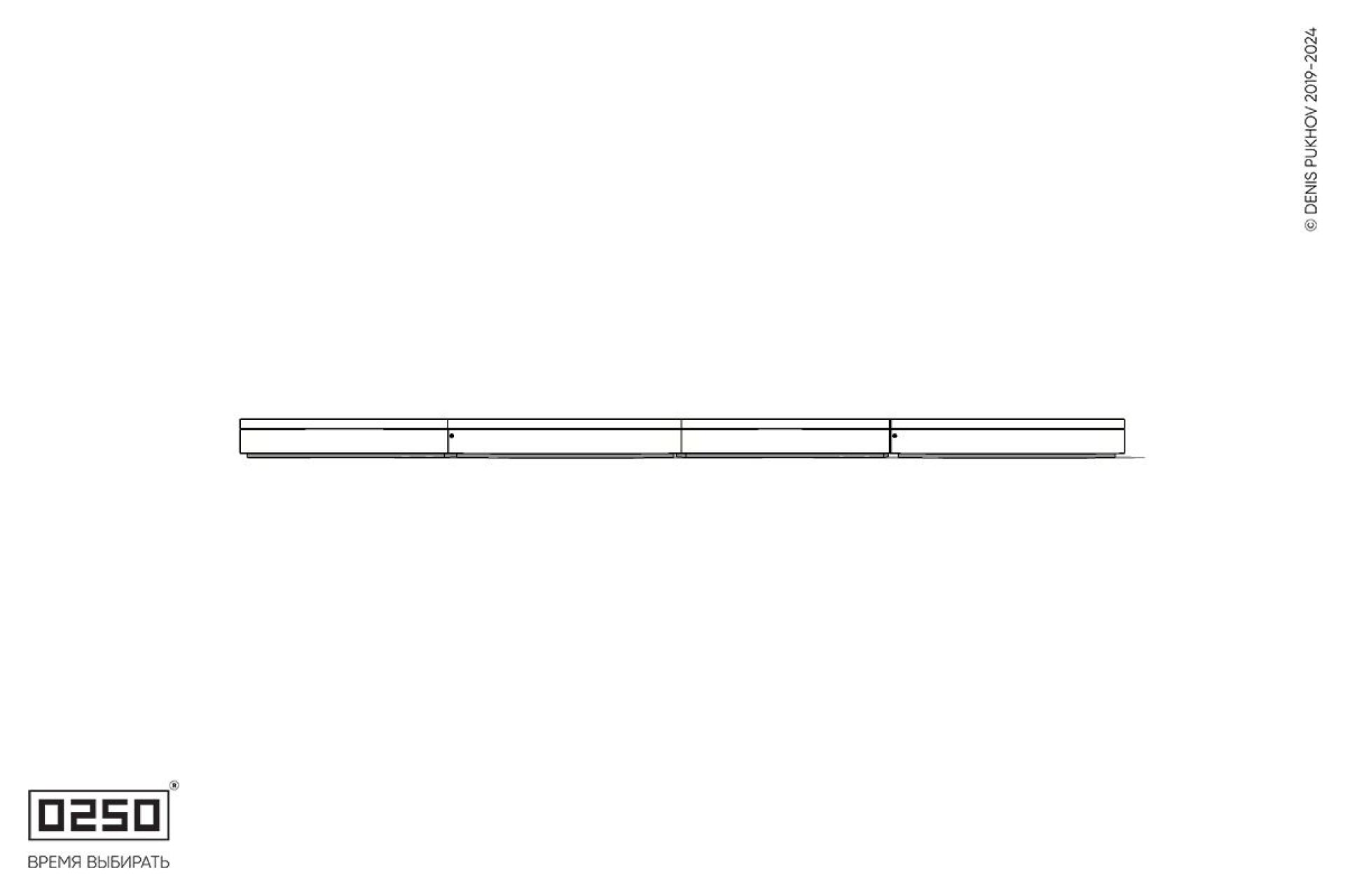 Уличная Бетонная изогнутая скамейка четырехпролетная большого радиуса на блоке производство 0250