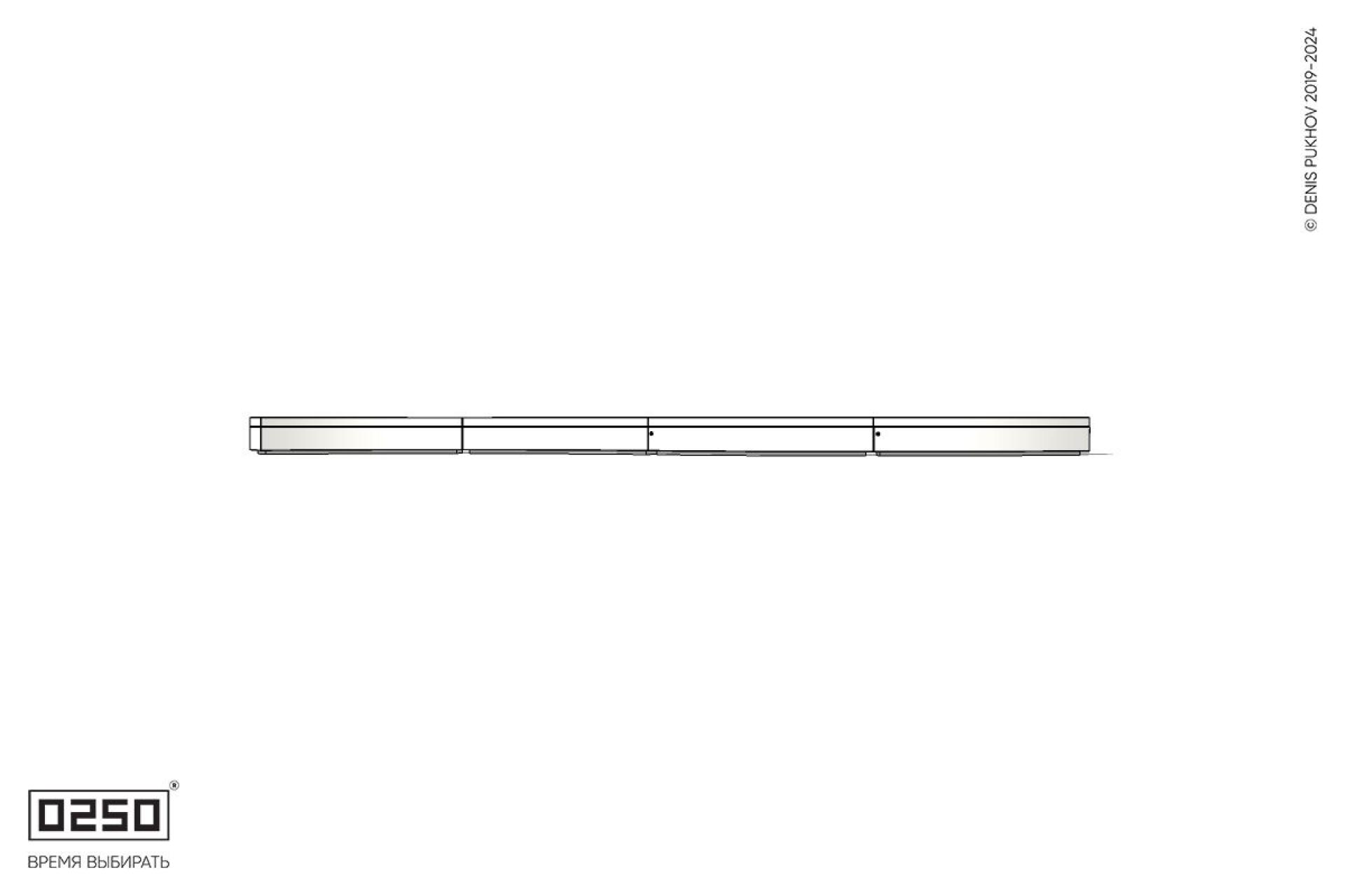 Уличная Бетонная изогнутая скамейка четырехпролетная большого радиуса двойная на блоке производство 0250