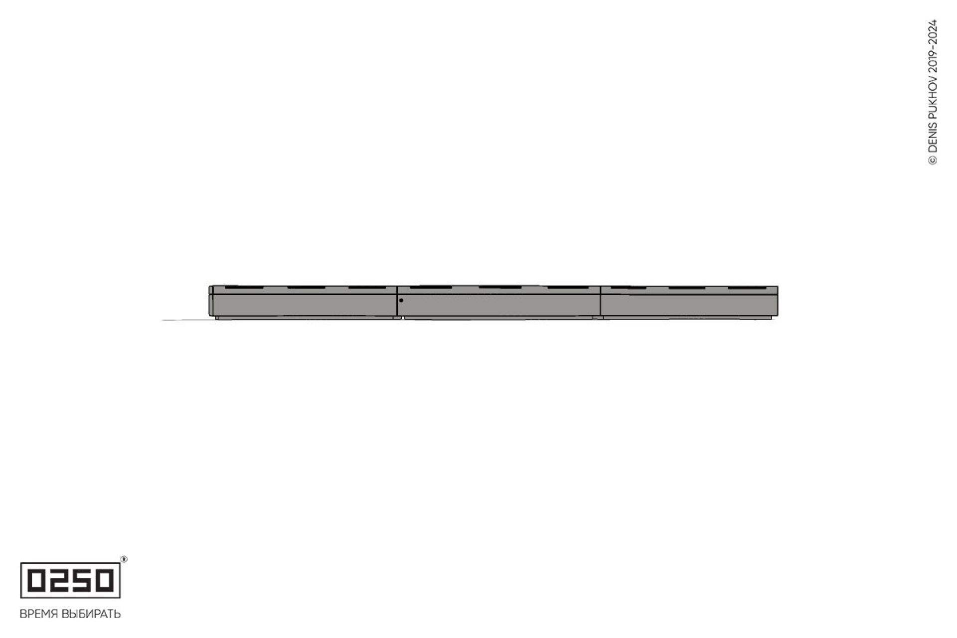 Уличная Скамейка изогнутая трехпролетная большого радиуса на блоке производство 0250 Уличная Скамейка изогнутая трехпролетная большого радиуса на блоке производство 0250