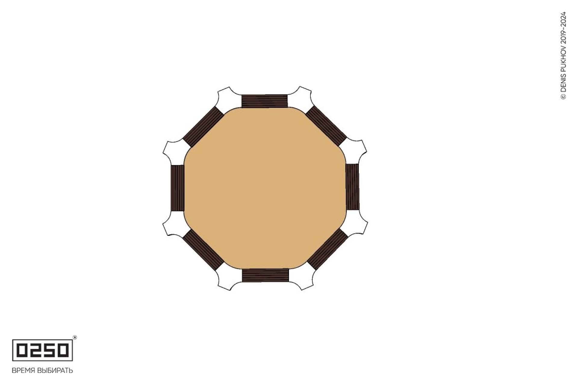 Уличная Кольцевая скамейка песочница с внешними модулями трилистник производство 0250