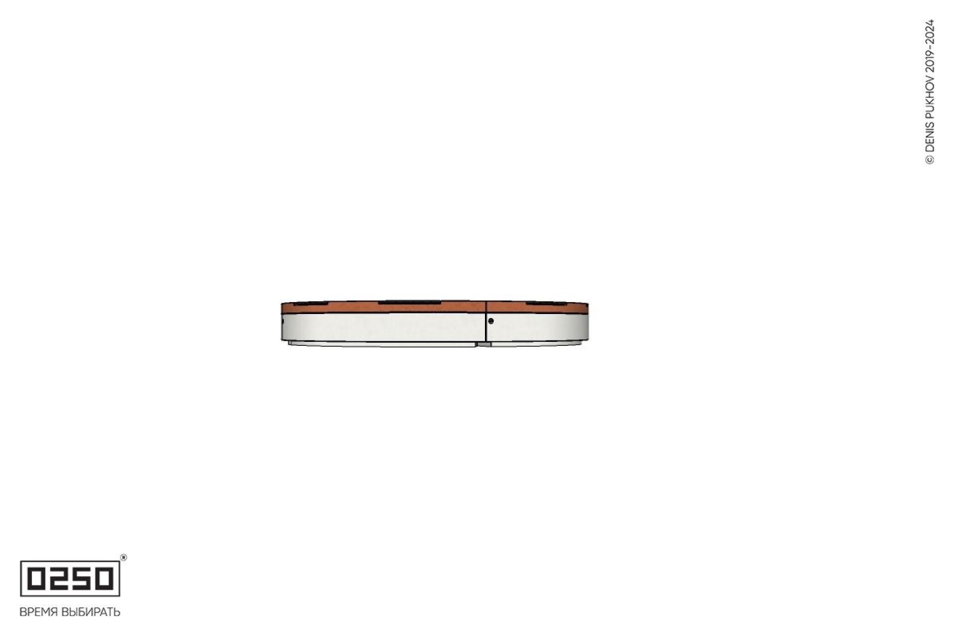 Уличная Кольцевая скамейка цветник малого радиуса на блоке производство 0250