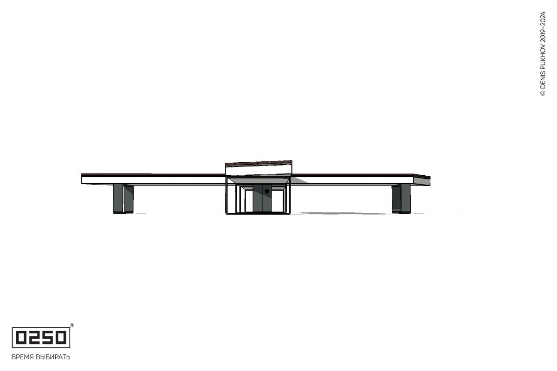 Уличная Крестовая скошенная скамейка на ножках производство 0250