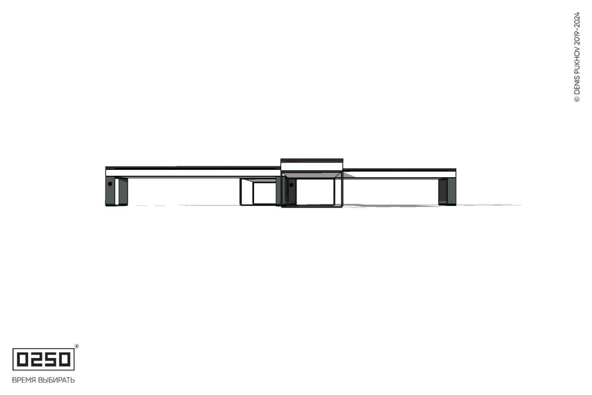 Уличная Крестовидная скамейка на ножках производство 0250