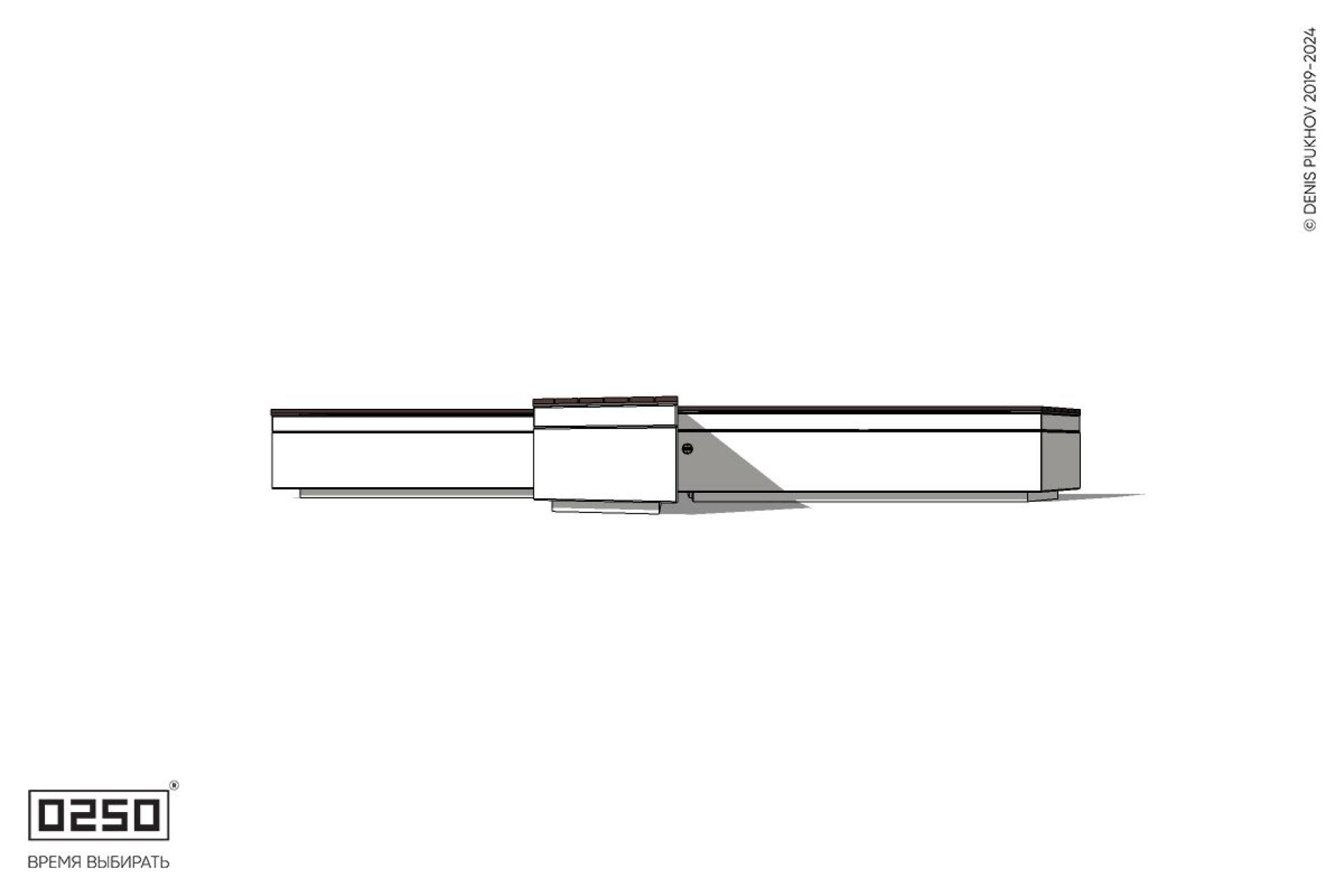 Уличная Крестовидная скошенная скамейка на блоке производство 0250