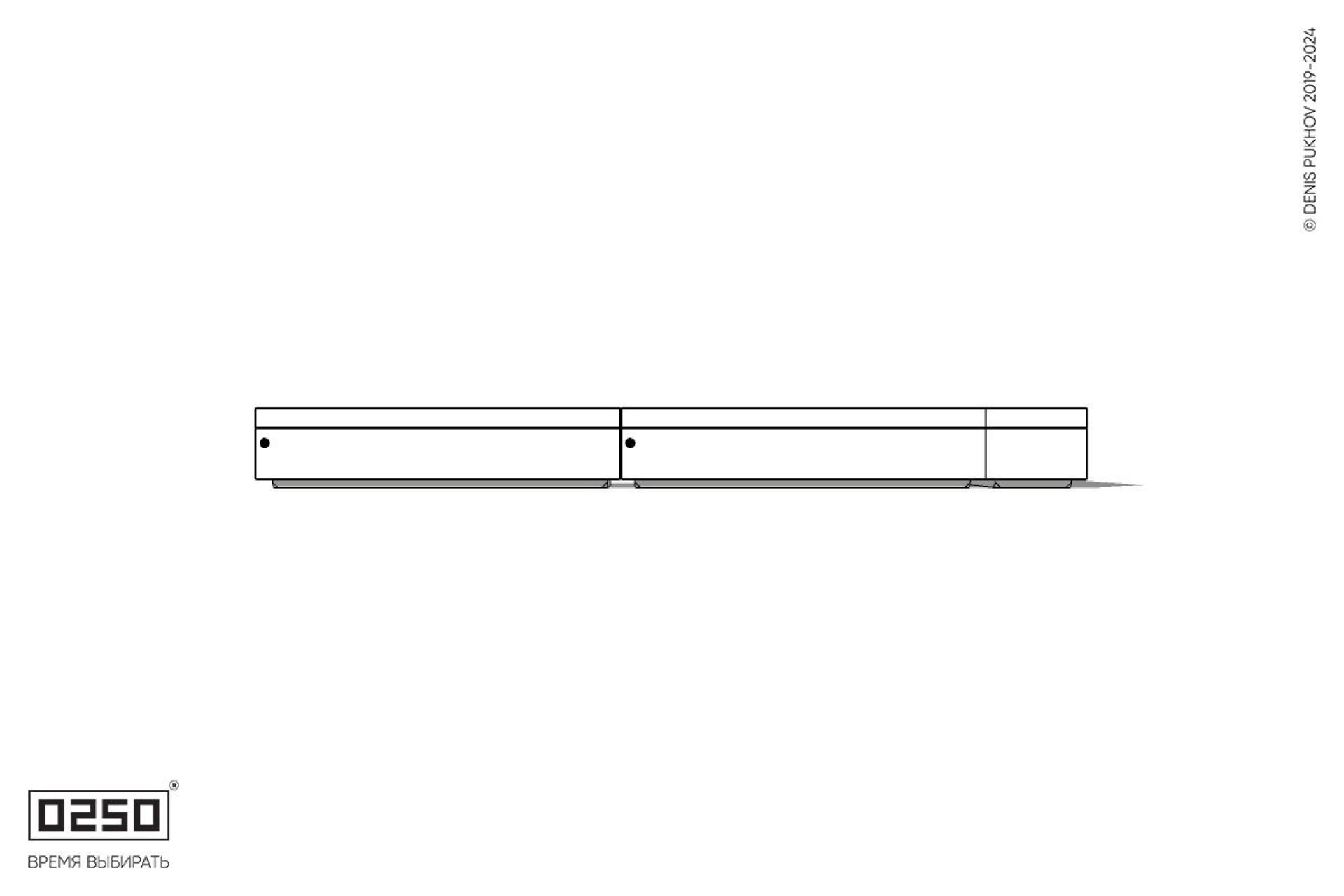 Уличная Бетонная квадратная скамейка двухпролетная на блоке производство 0250, module