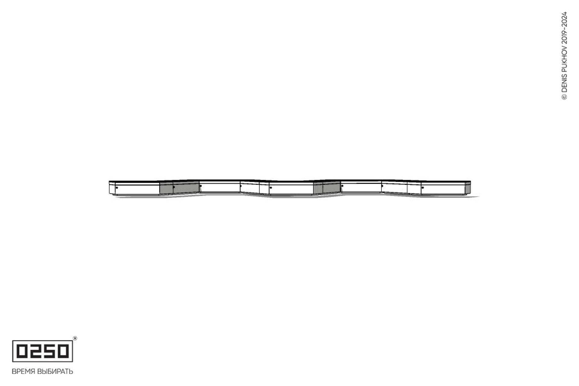 Уличная M-образная трапецеидальная короткая скамейка на блоке производство 0250