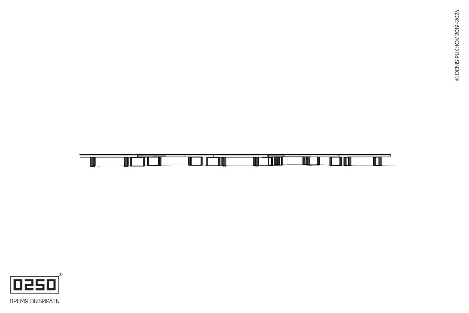 Уличная M-образная трапецеидальная короткая скамейка на ножках производство 0250