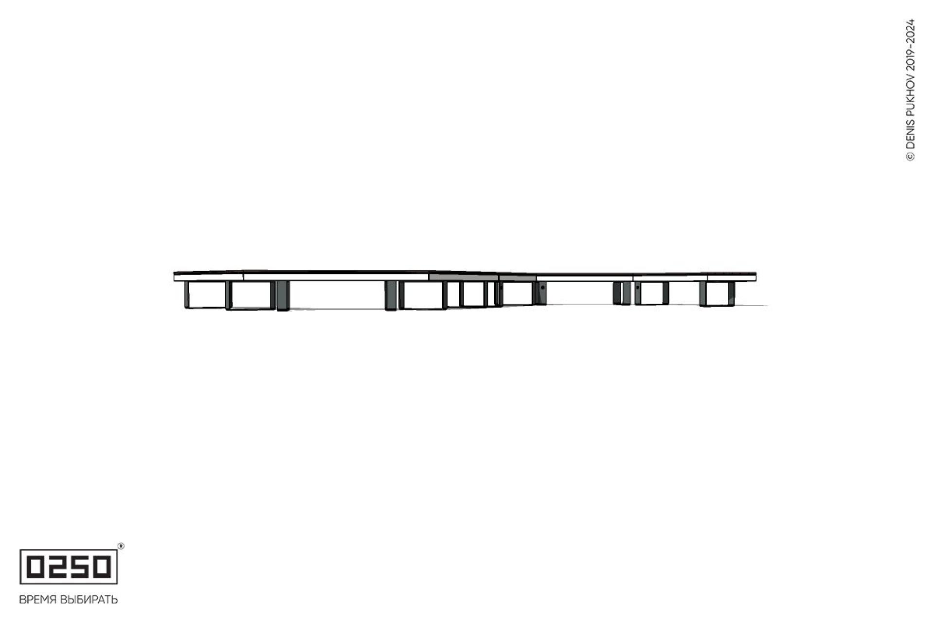 Уличная S-образная трапецеидальная широкая скамейка на ножках производство 0250 Уличная S-образная трапецеидальная широкая скамейка на ножках производство 0250