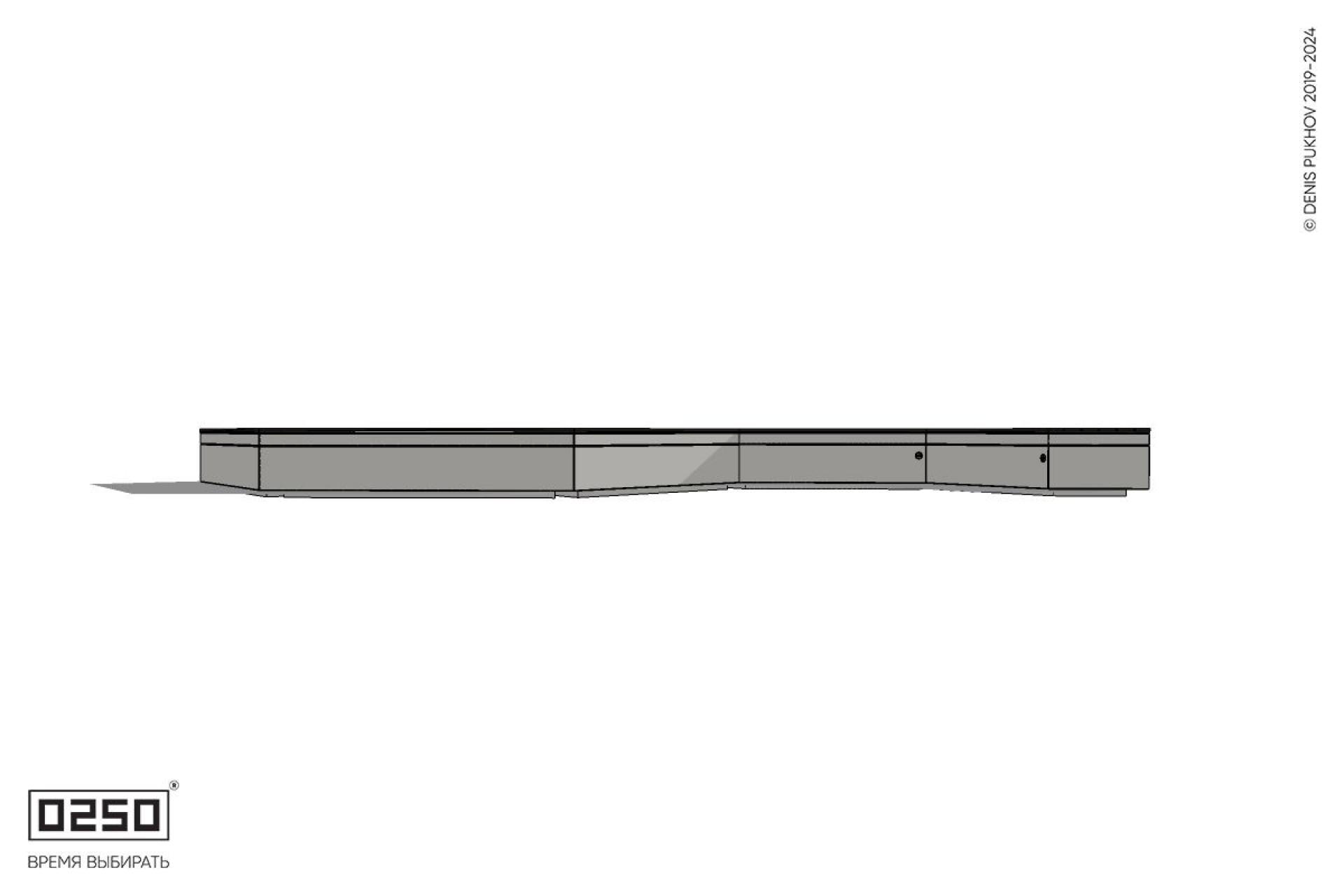 Уличная S-образная трапецеидальная длинная скамейка на блоке производство 0250
