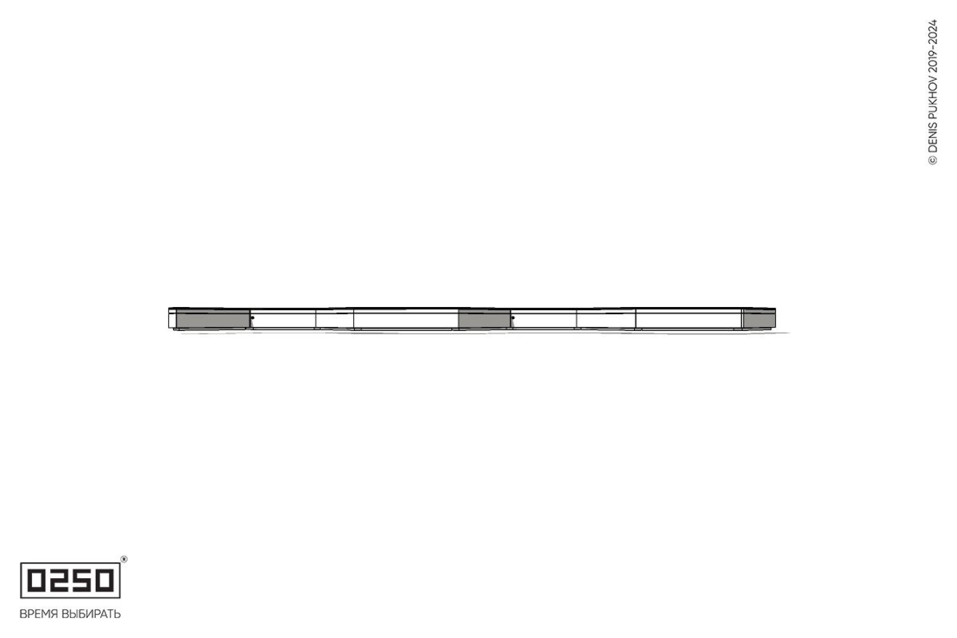 Уличная S-образная трапецеидальная двойная скамейка на блоке производство 0250, module