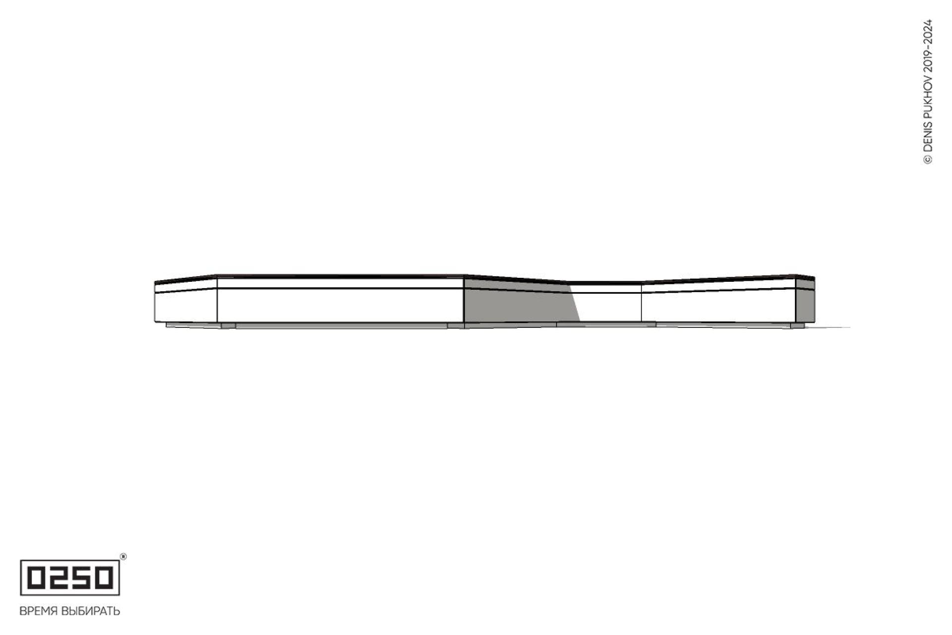 Уличная S-образная трапецеидальная скамейка на блоке производство 0250