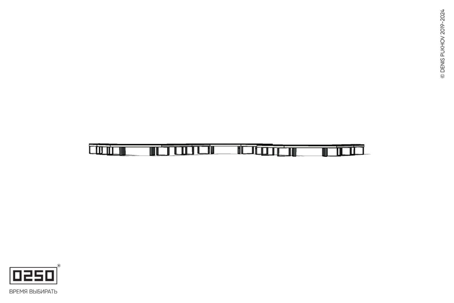 Уличная W-образная трапецеидальная широкая скамейка на ножках производство 0250