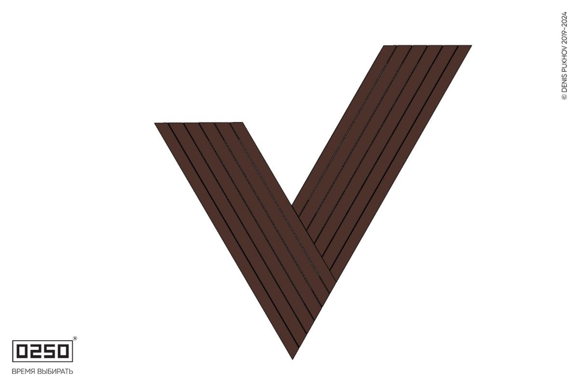 Уличная Остроугольная скамейка на блоке производство 0250