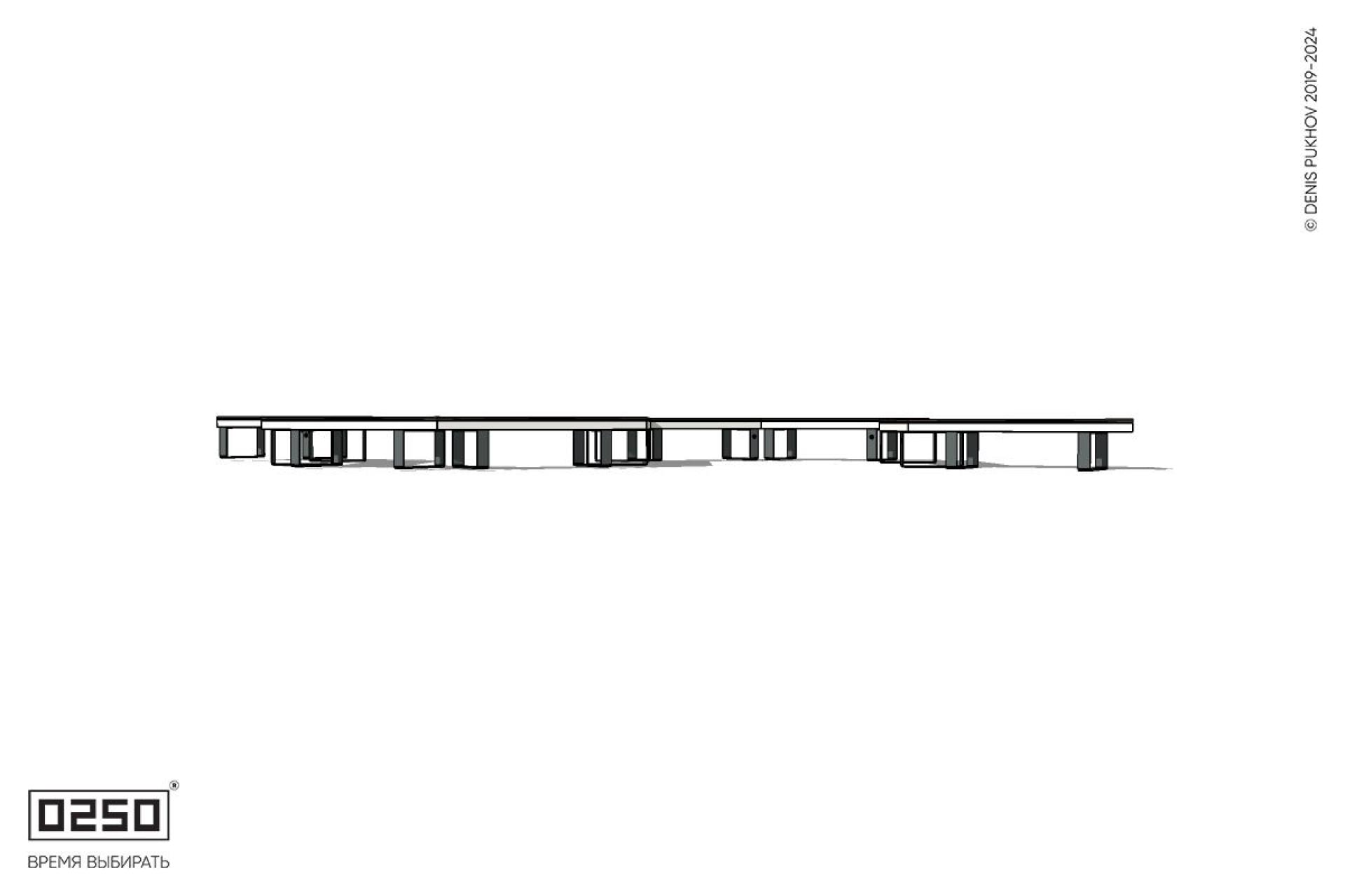 Уличная N-образная гексагональная скамейка на ножках производство 0250 Уличная N-образная гексагональная скамейка на ножках производство 0250