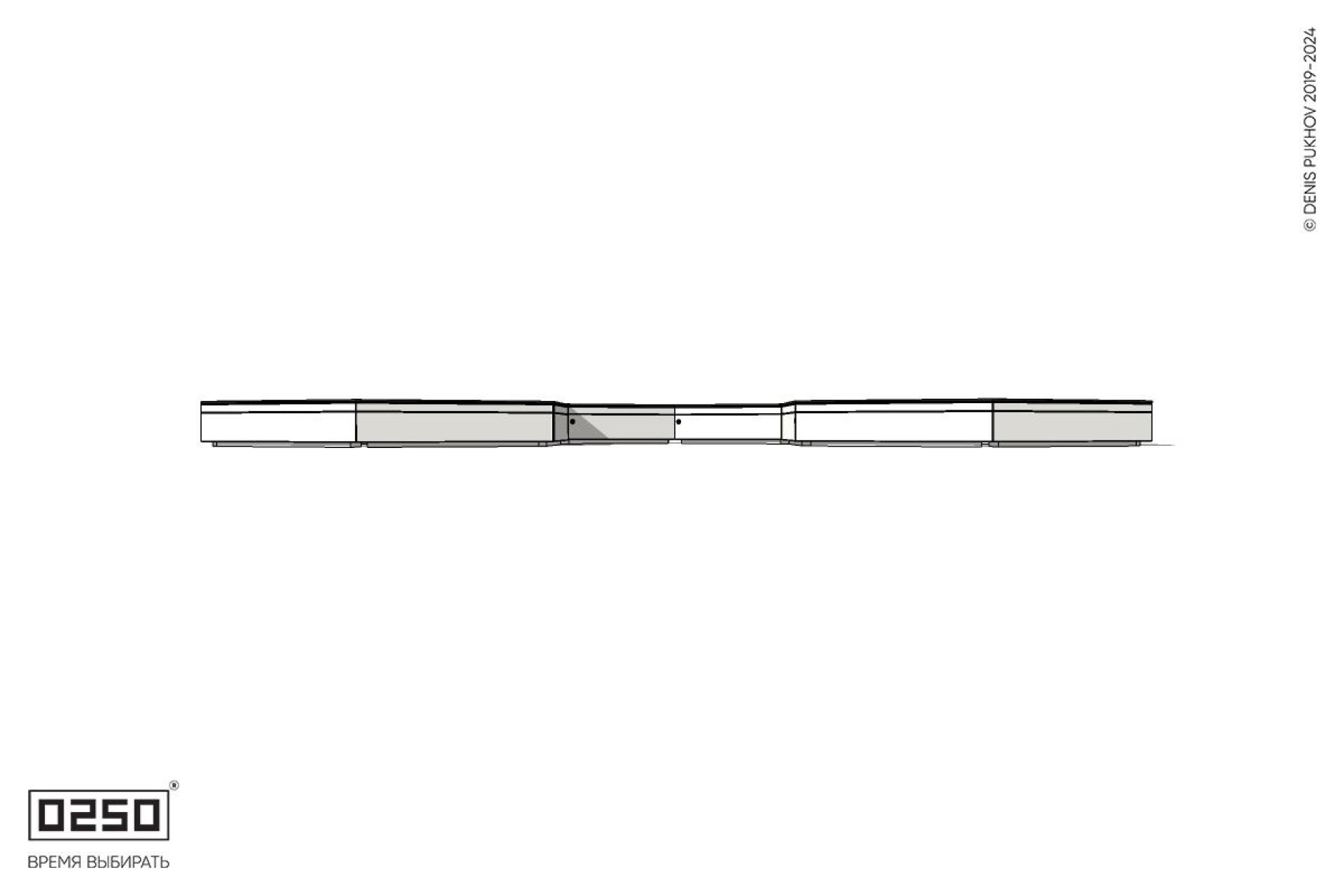 Уличная W-образная гексагональная закрытая скамейка на блоке производство 0250