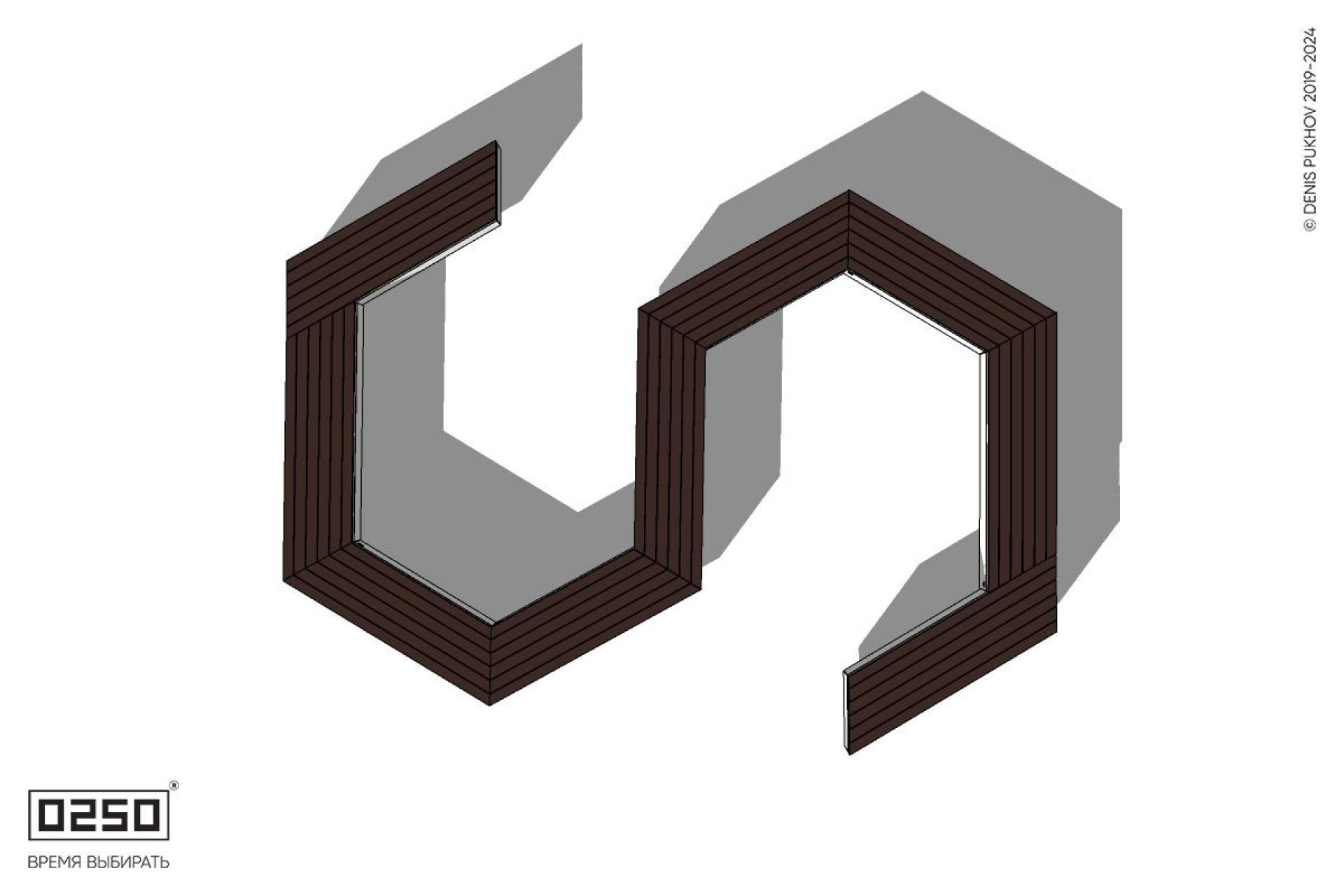 S-образная гексагональная закрытая большая скамейка на блоке Уличная S-образная гексагональная закрытая большая скамейка на блоке производство 0250, module