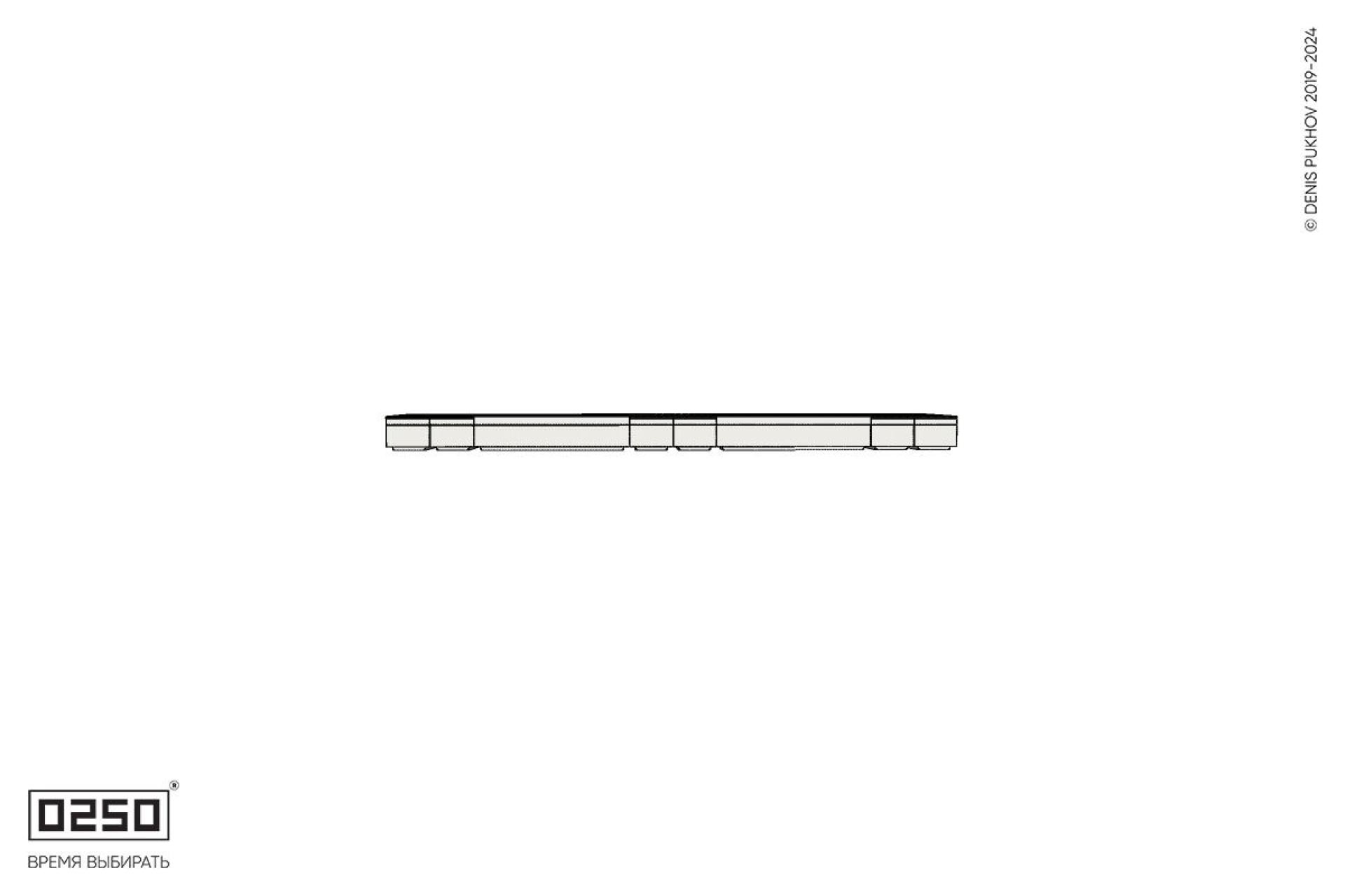 Уличная Четырехугольная двухпролетная ячеистая скамейка цветник с двухрядной шириной и комбинированным настилом производство 0250