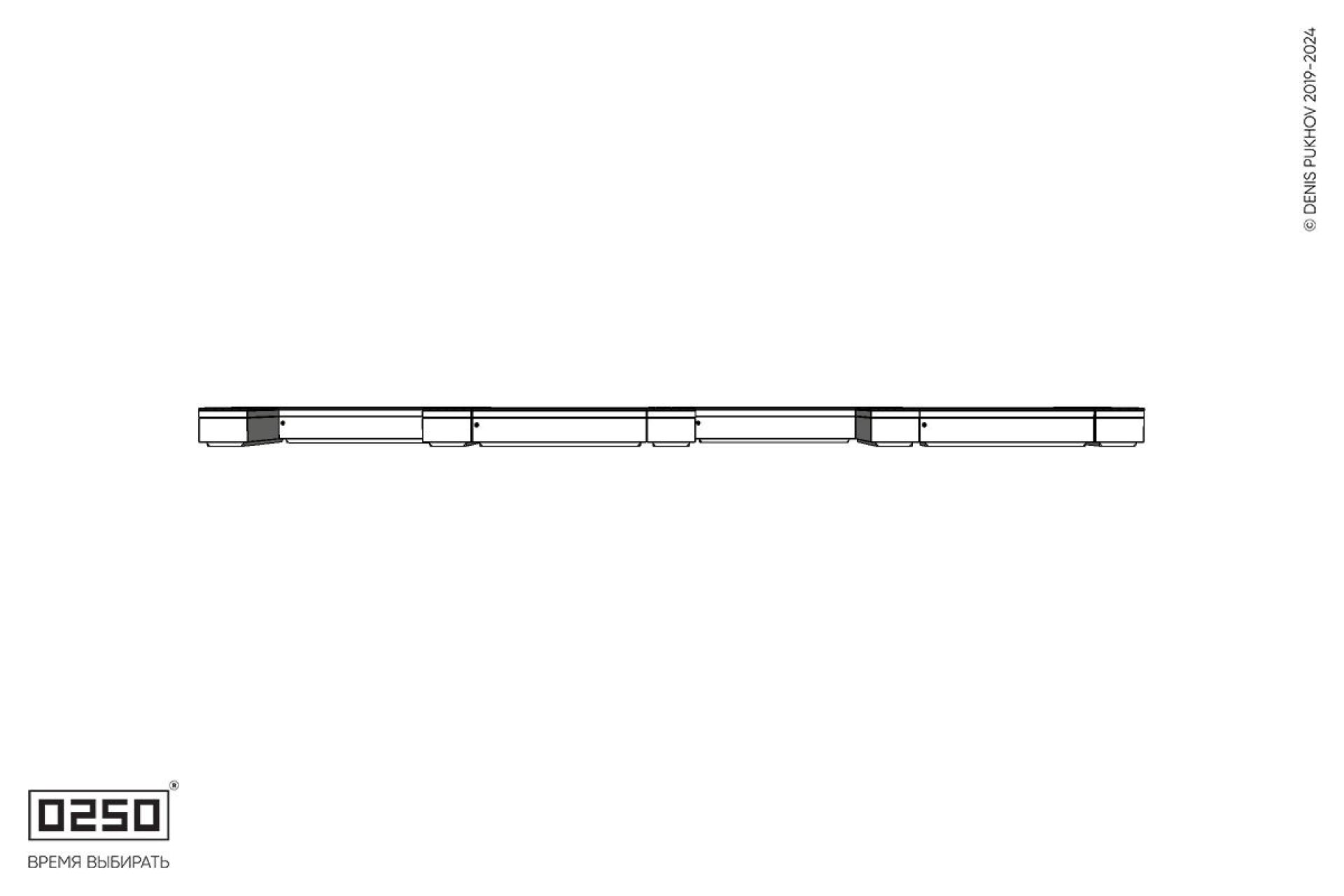 Уличная S-образная прямоугольная двойная скамейка на блоке производство 0250