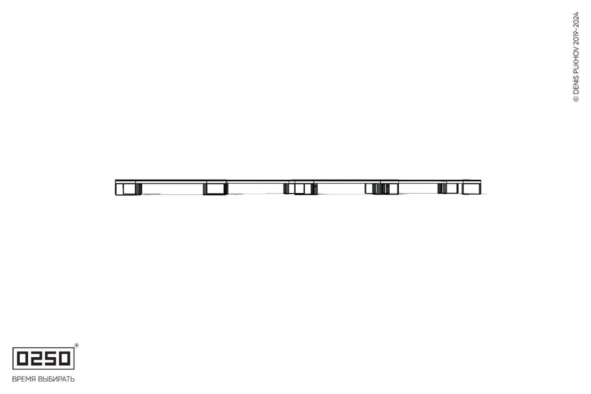 Уличная S-образная прямоугольная двойная скамейка на ножках производство 0250