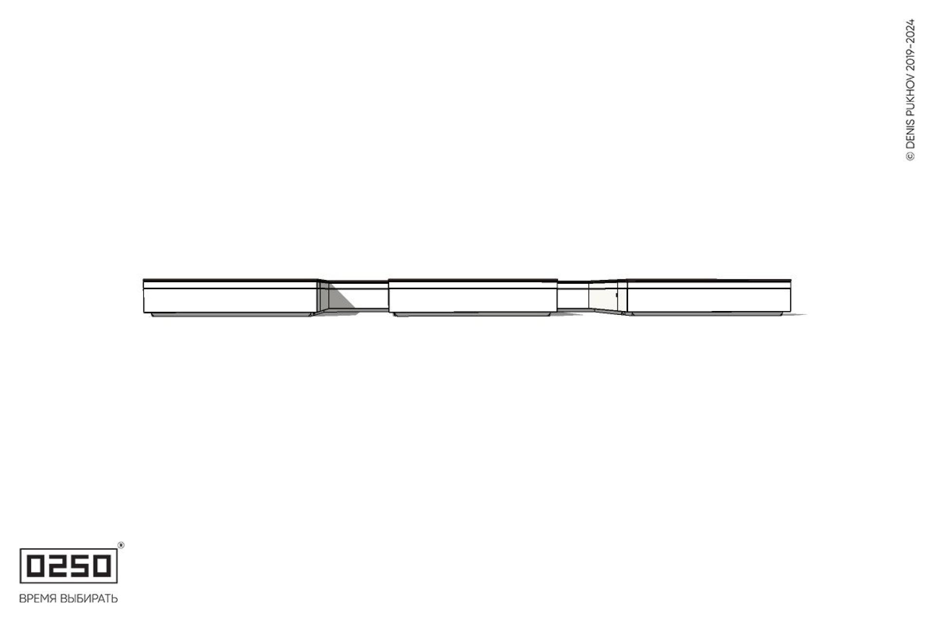 Уличная M-образная прямоугольная широкая скамейка на блоке производство 0250