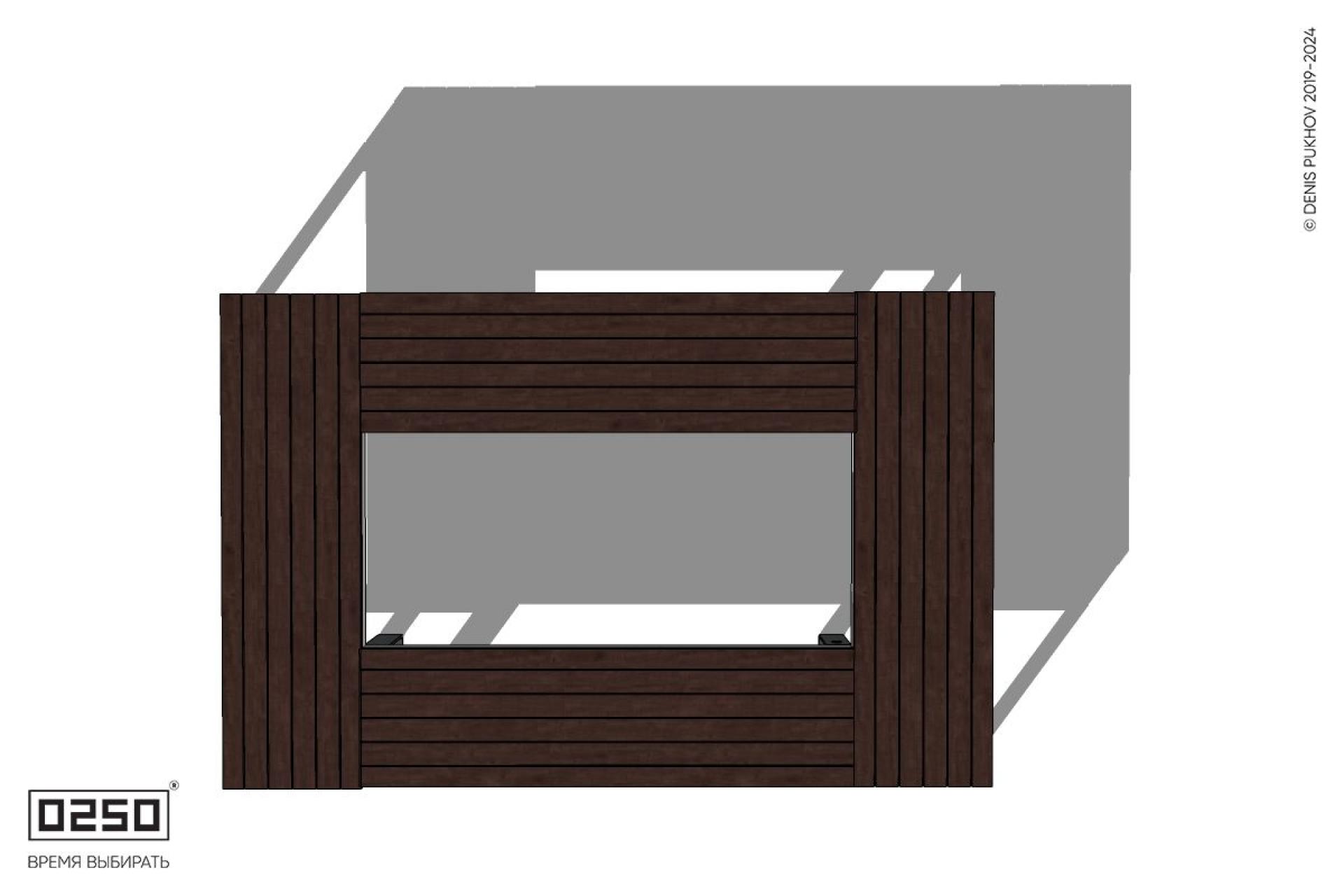 Уличная Четырехугольная скамейка на ножках производство 0250, module