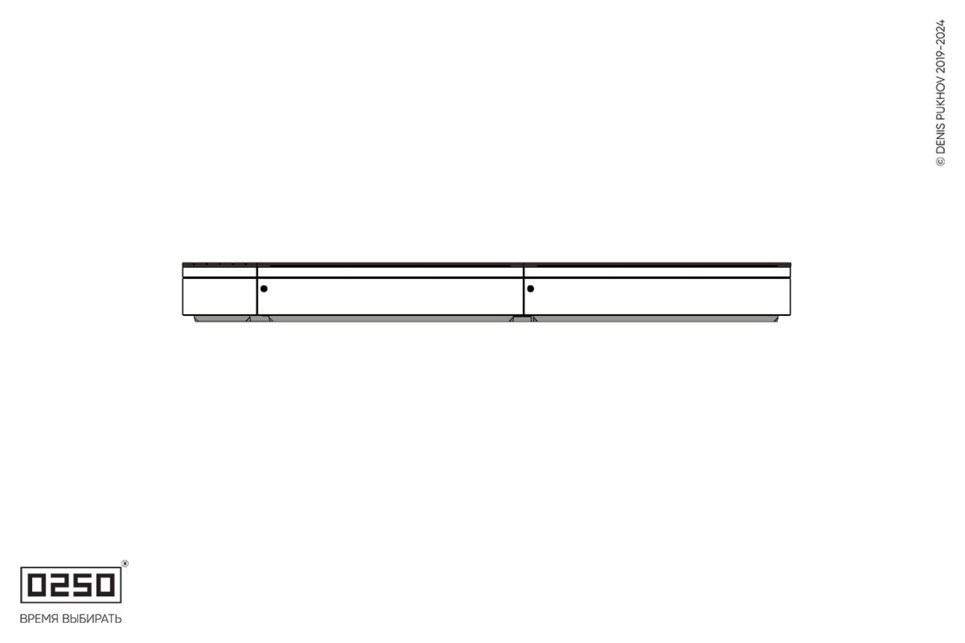 Уличная Четырехугольная скамейка двухпролетная с фасадно-торцевой шириной  на блоке производство 0250