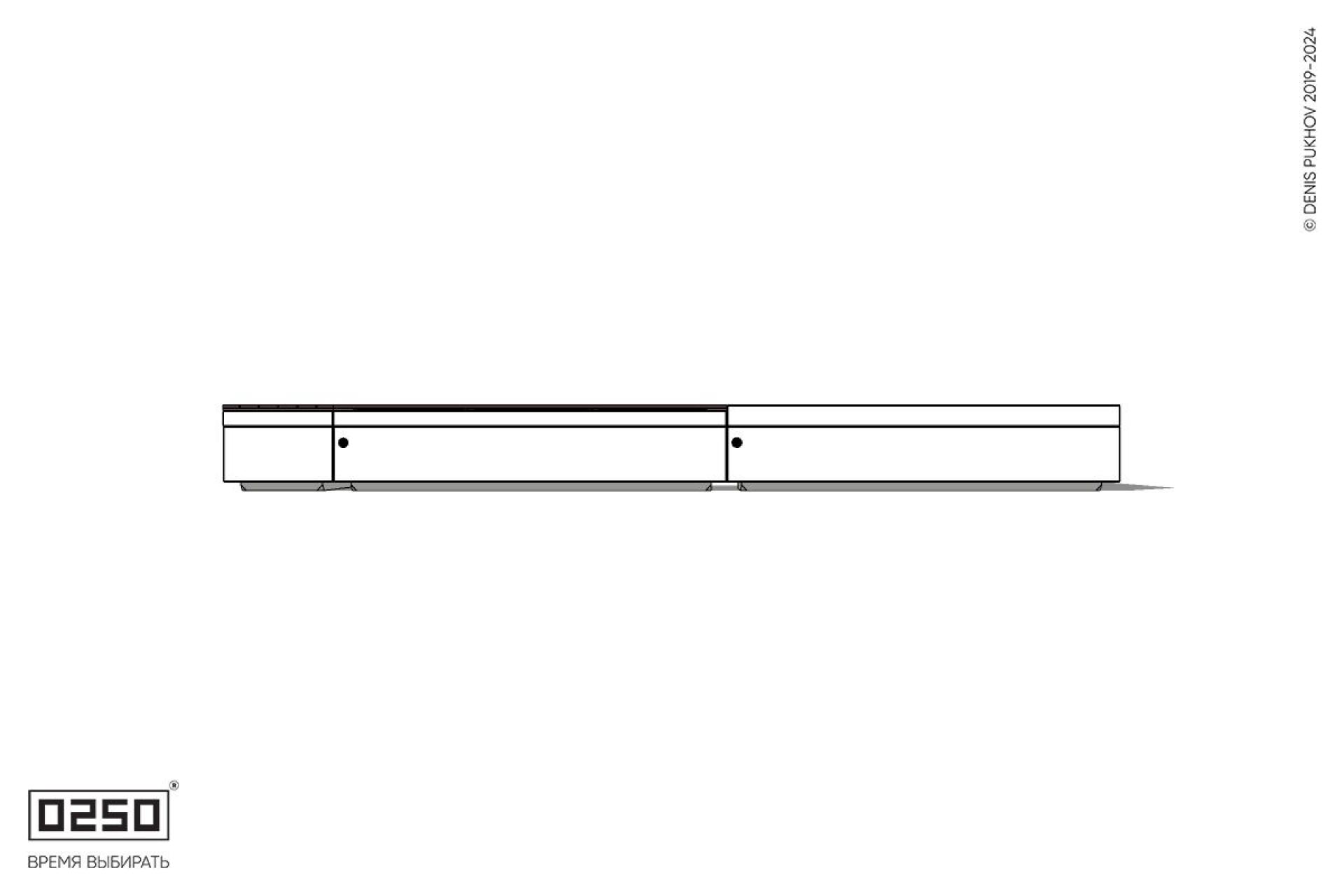 Уличная Четырехугольная скамейка двухпролетная с комбинированным настилом  на блоке производство 0250